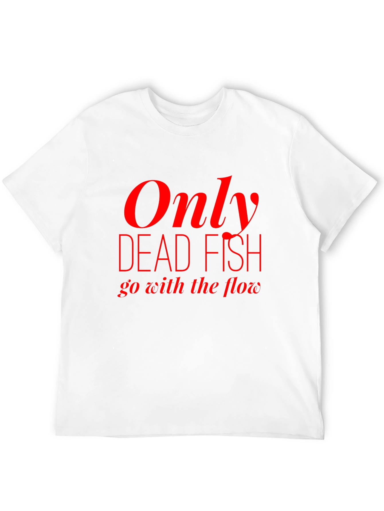 Only Dead Fish Black Graphic T-Shirt
