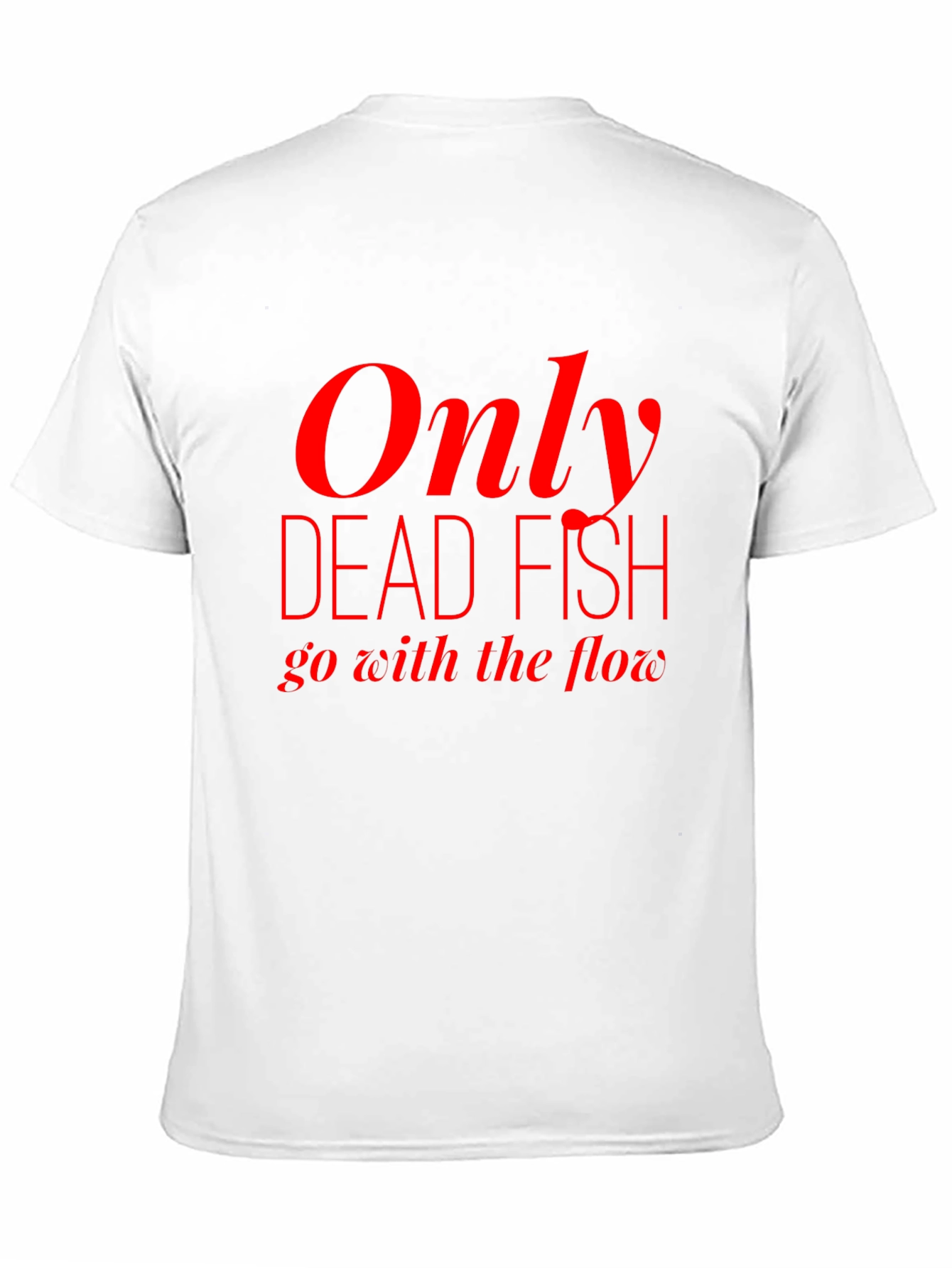 Only Dead Fish Black Graphic T-Shirt