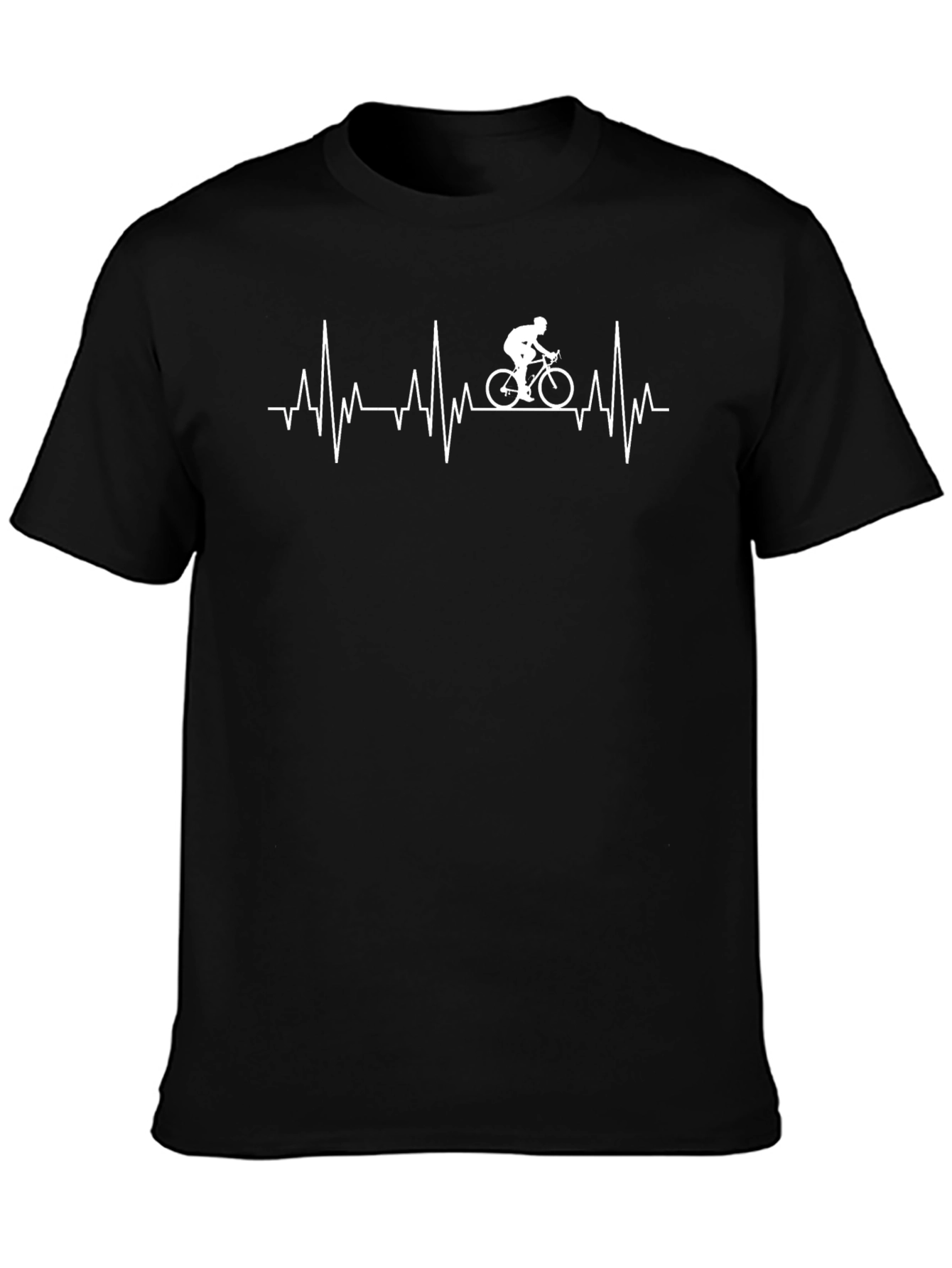 Cycling Heartbeat T-Shirt - Ride Your Passion