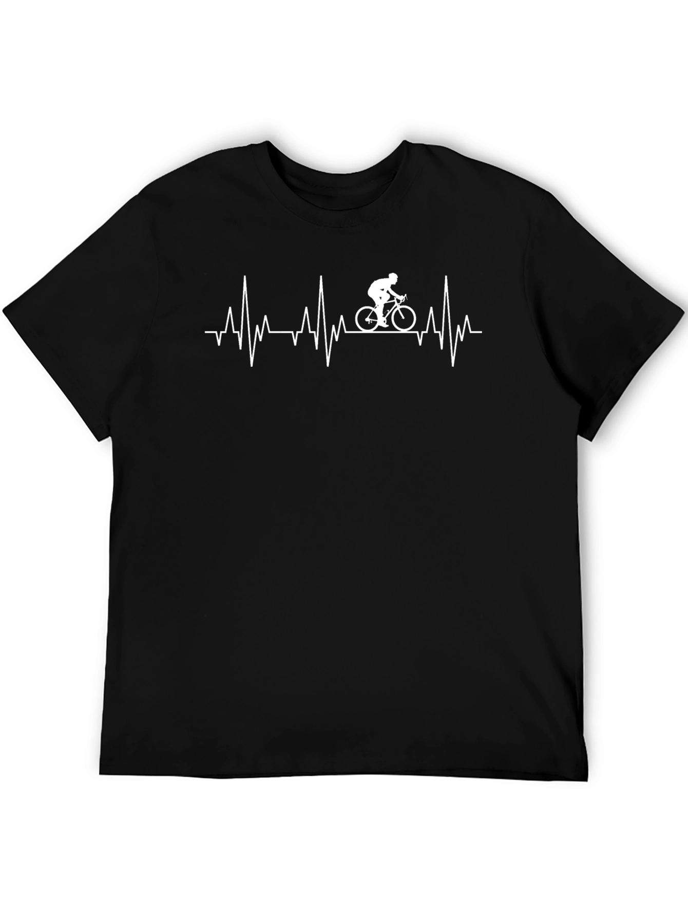 Cycling Heartbeat T-Shirt - Ride Your Passion