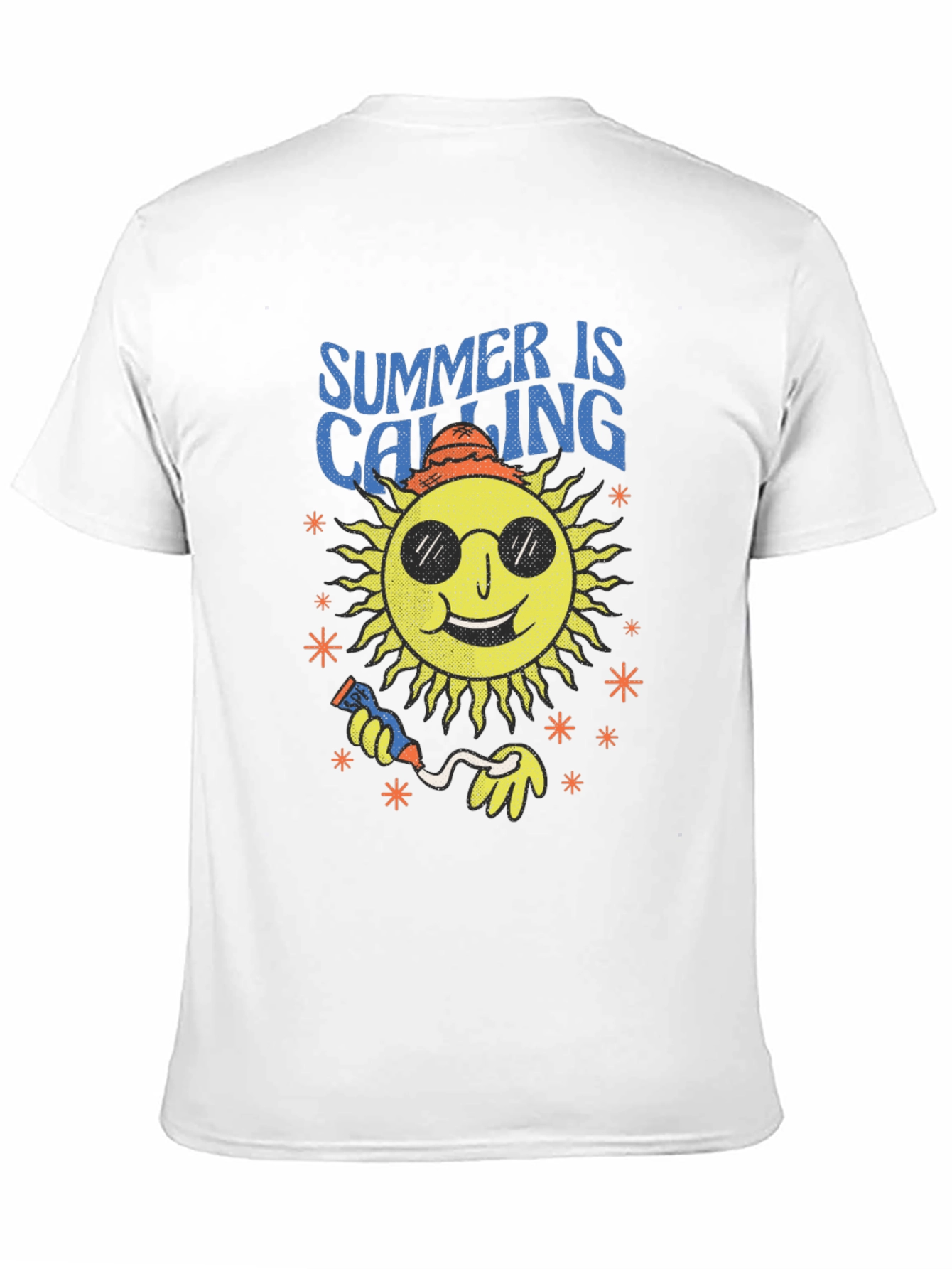 Summer Is Calling Black T-Shirt