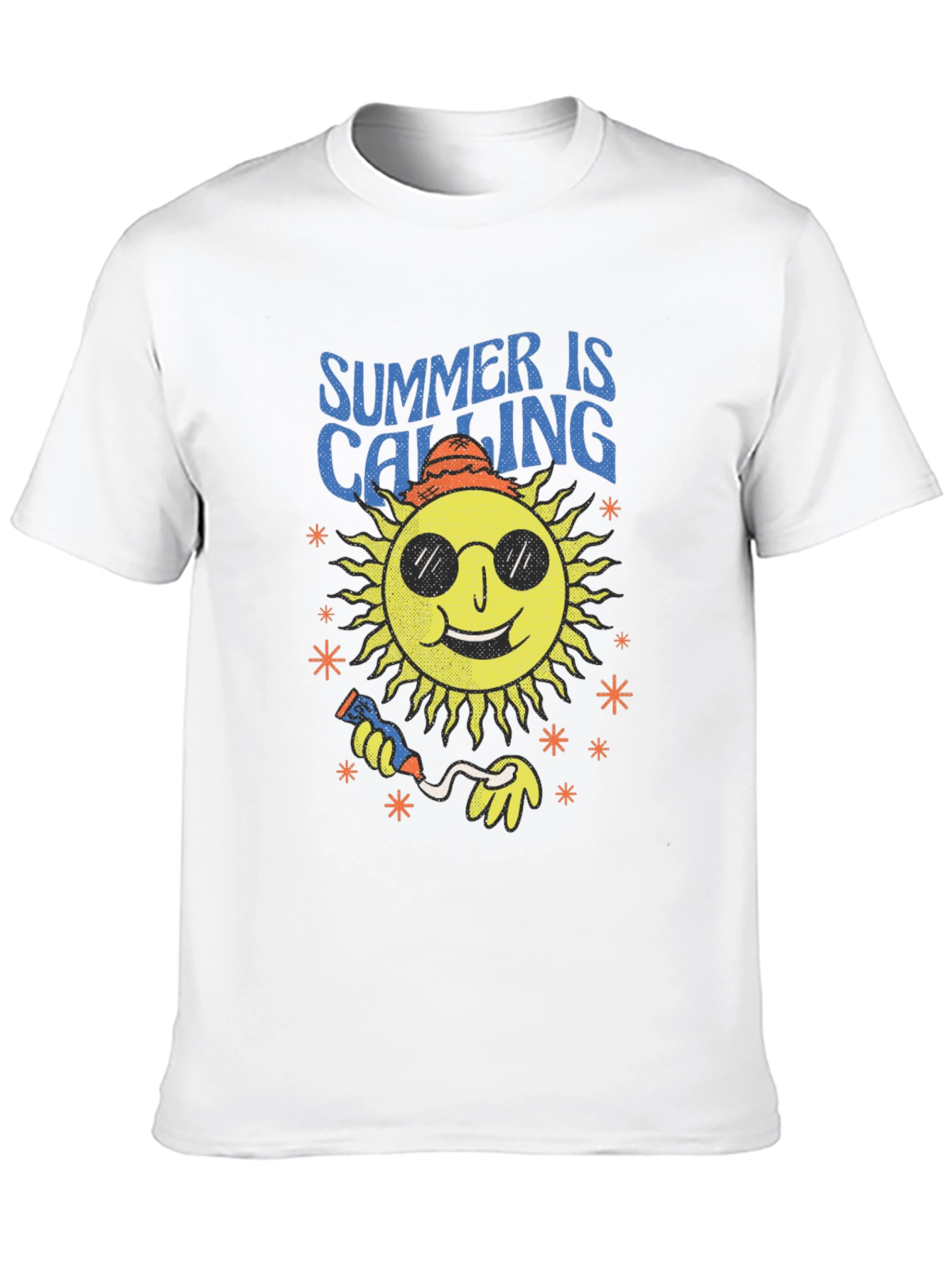 Summer Is Calling Black T-Shirt
