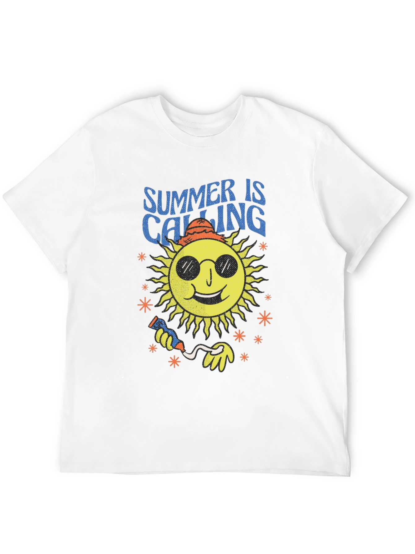 Summer Is Calling Black T-Shirt