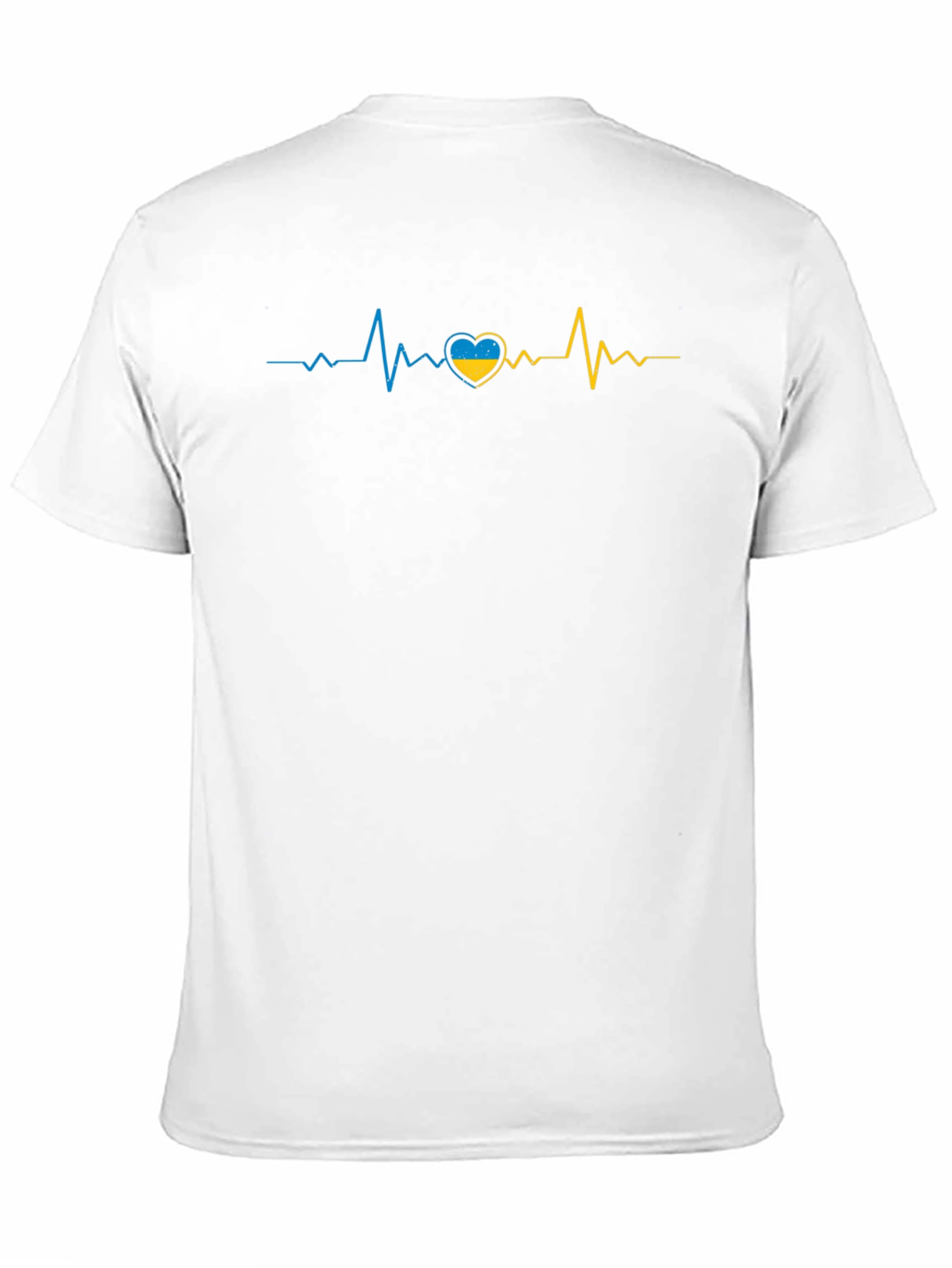 Ukraine Heartbeat T-Shirt - Support Ukraine