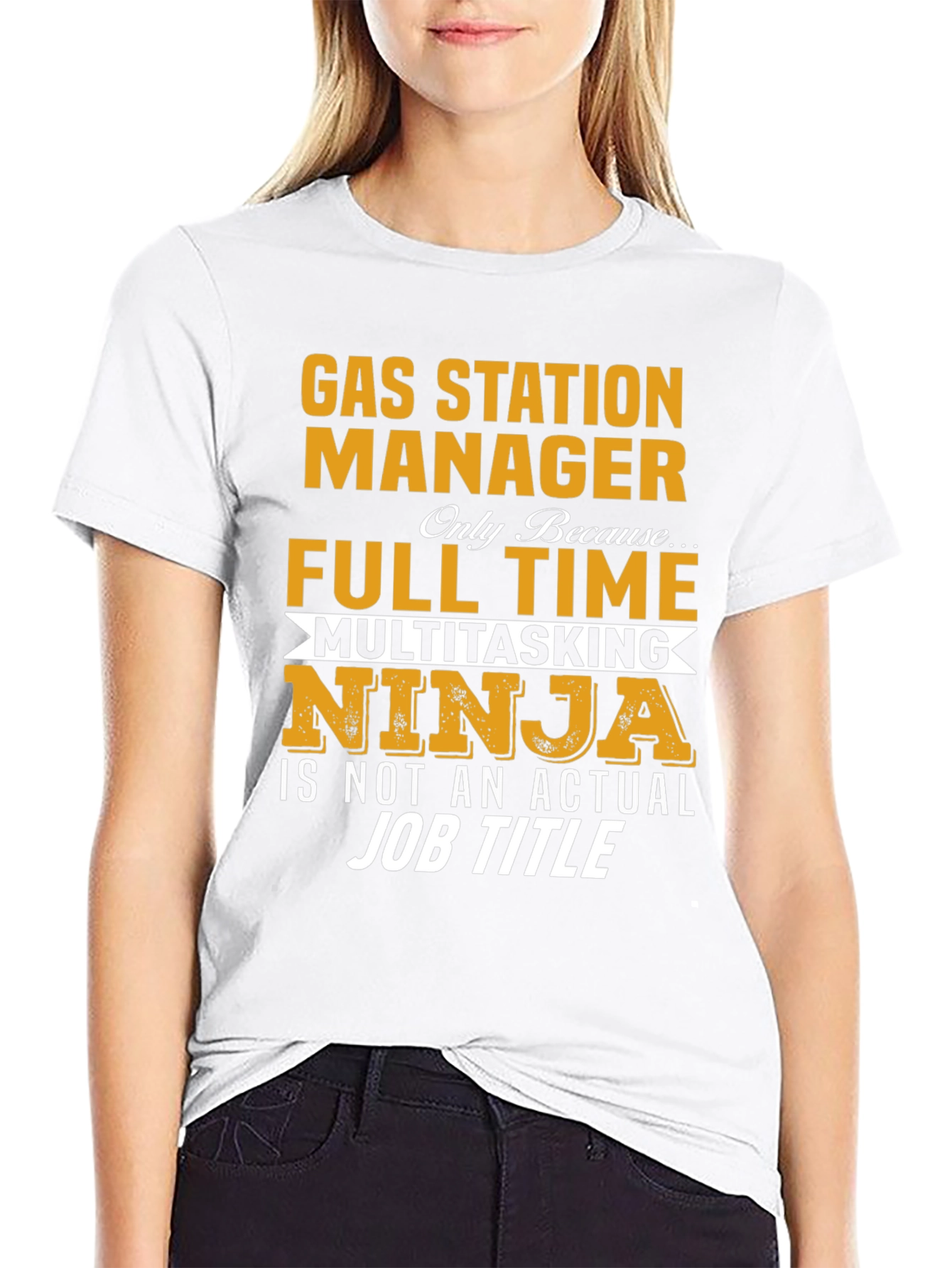 Gas Station Manager Multitasking Ninja T-Shirt