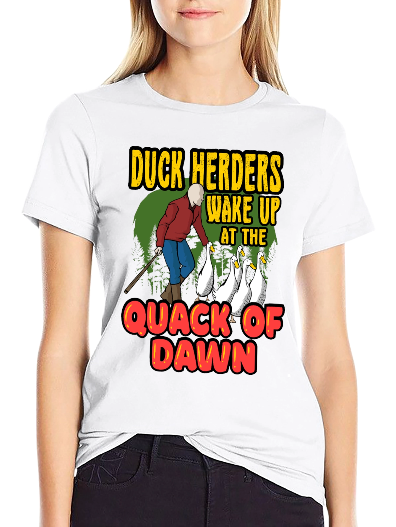 Duck Herders T-Shirt - Quack of Dawn