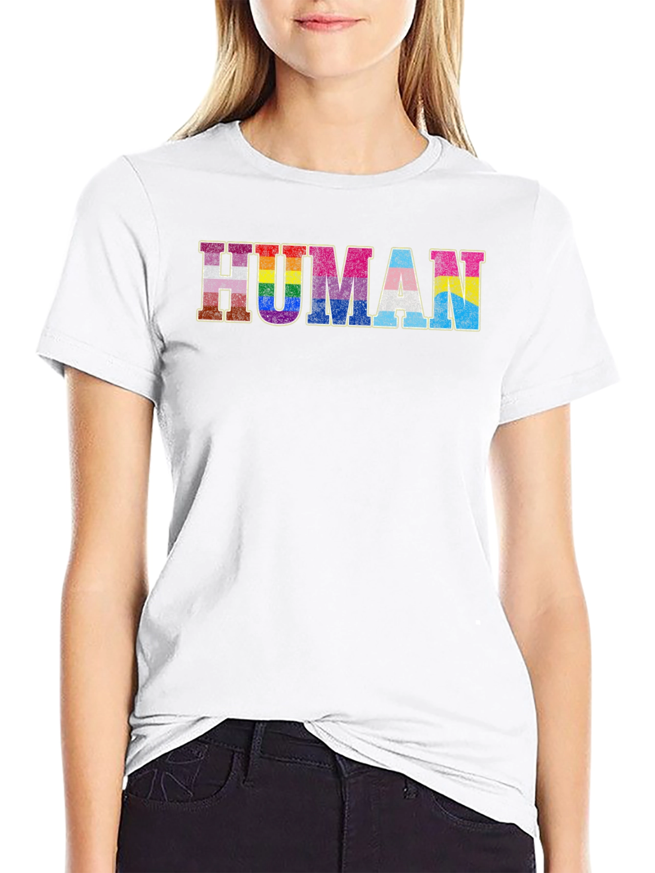 LGBTQ+ Pride Human Graphic Tee