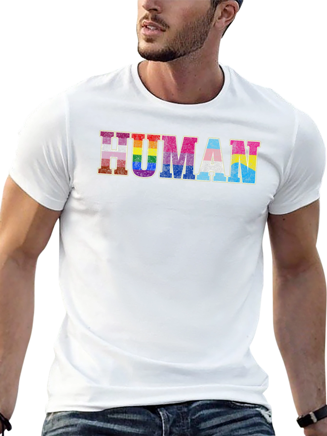 LGBTQ+ Pride Human Graphic Tee