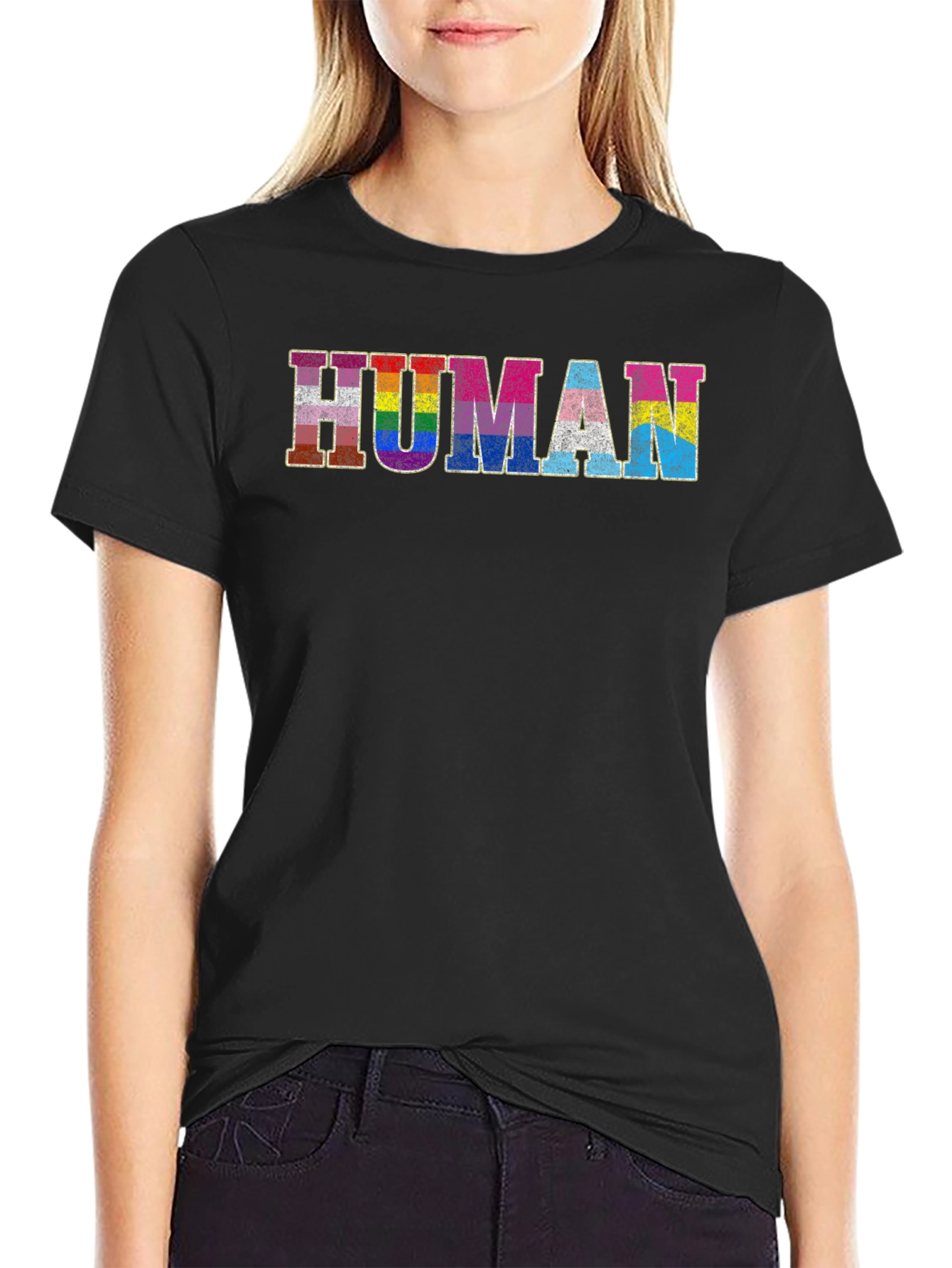 LGBTQ+ Pride Human Graphic Tee