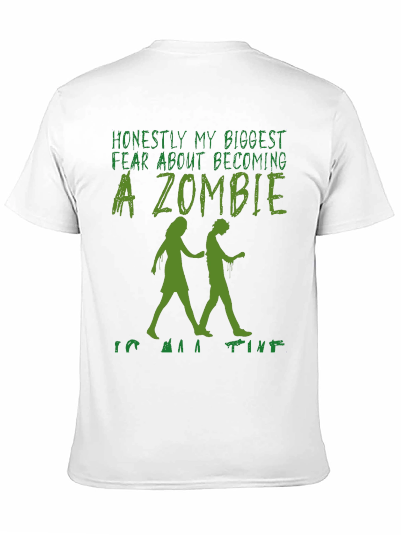 Zombie Fear T-Shirt - Funny Graphic Tee
