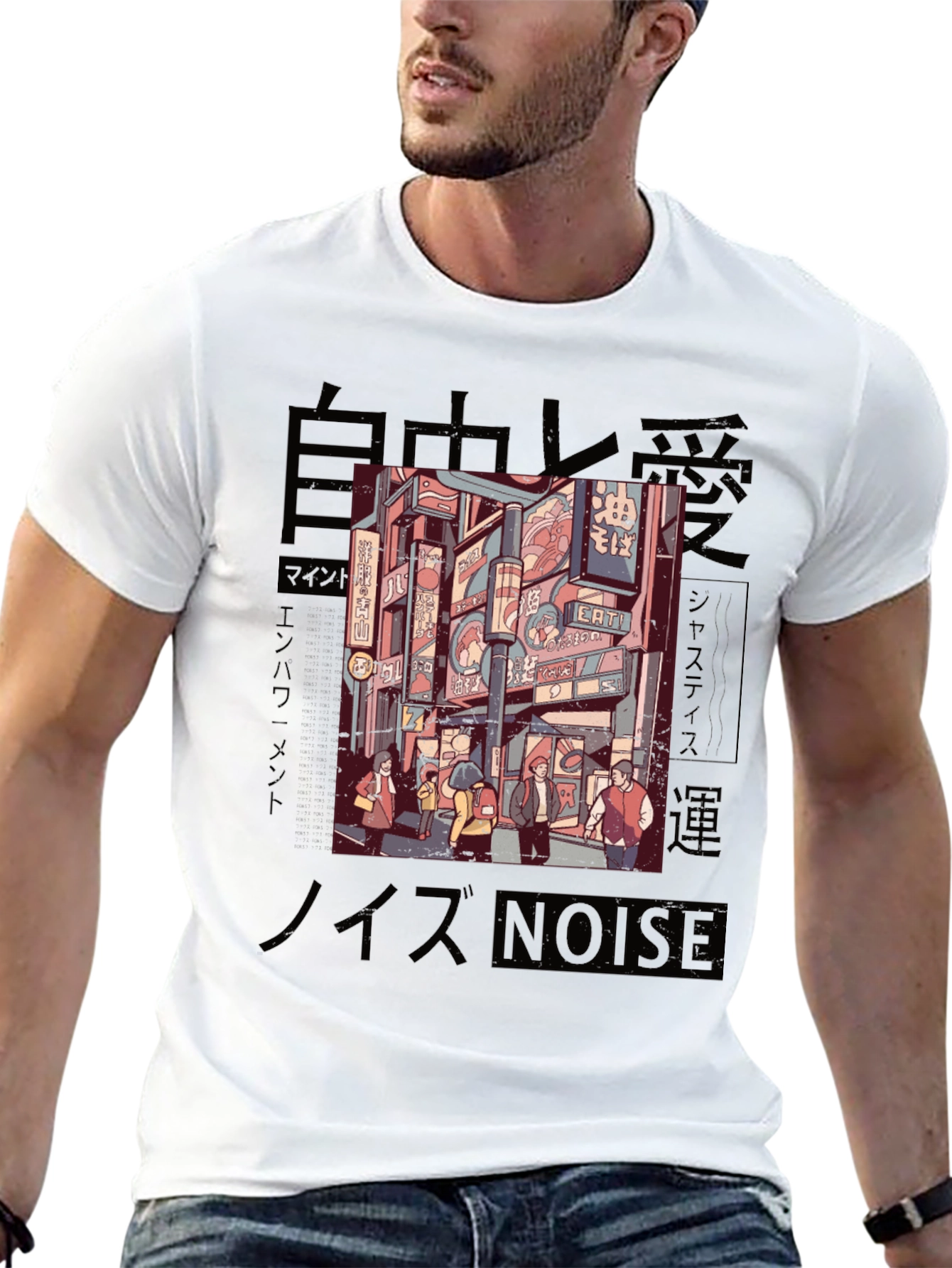 Japanese Streetwear Graphic Tee