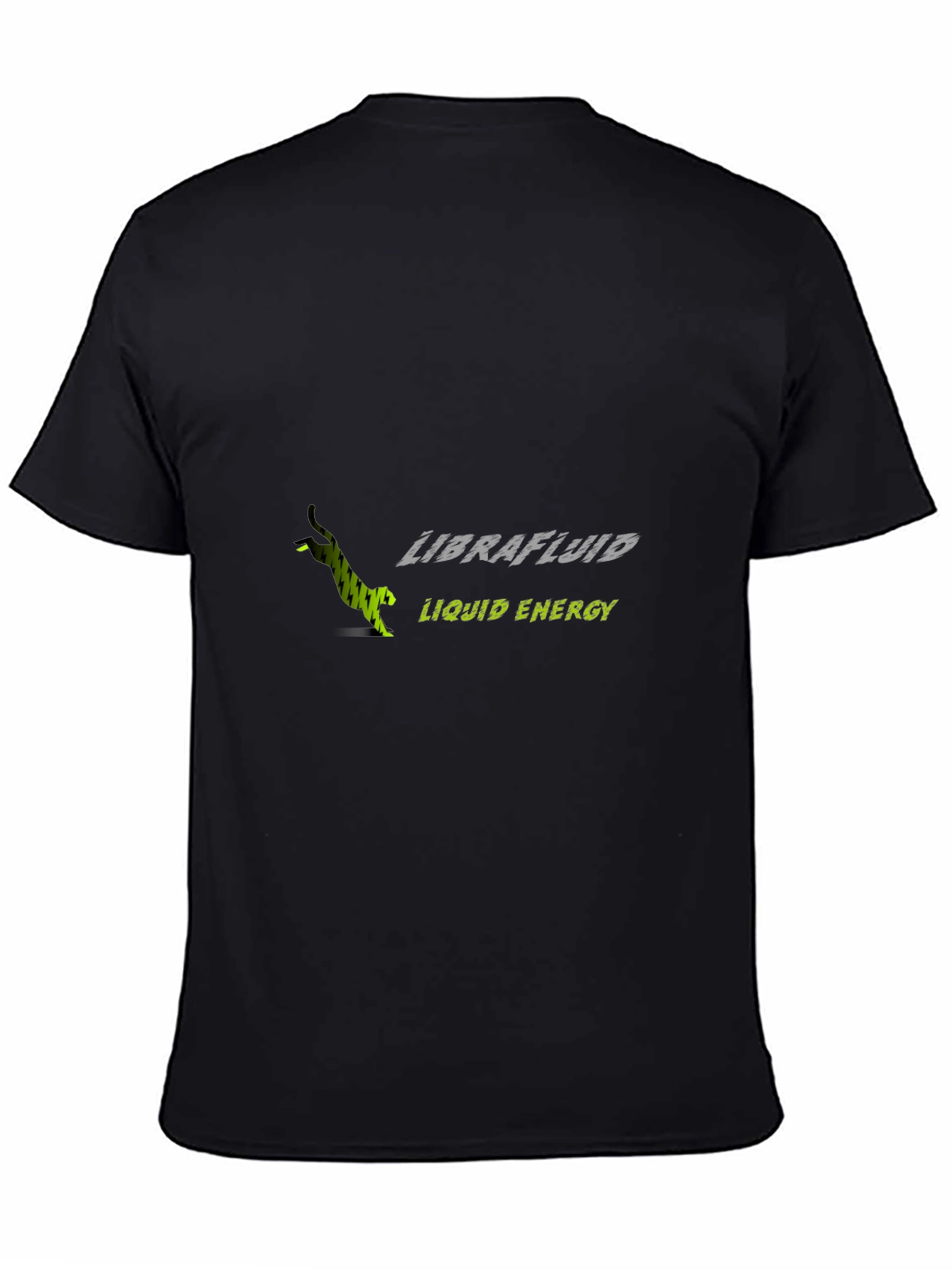 Librafluid Liquid Energy Black T-Shirt