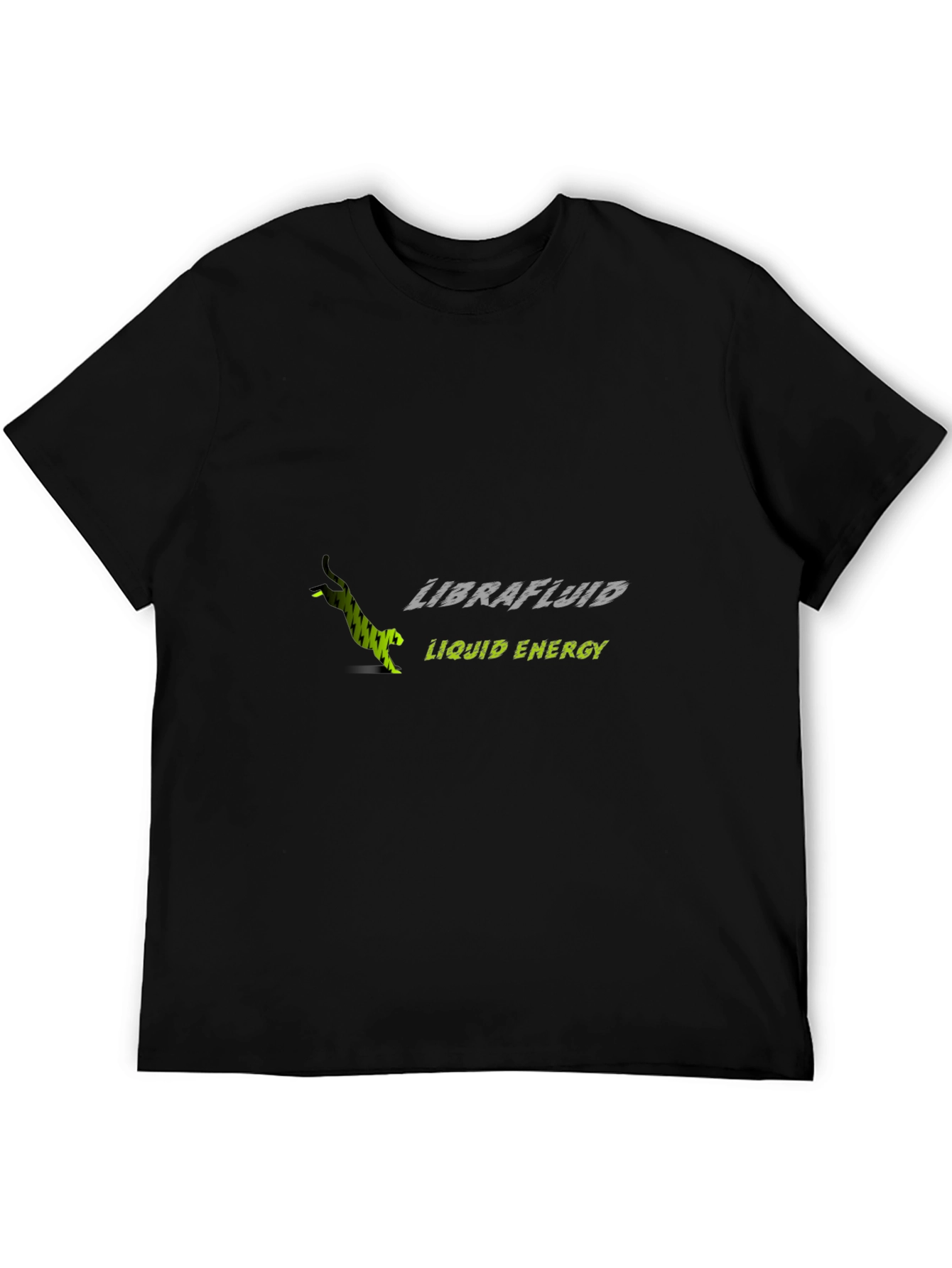 Librafluid Liquid Energy Black T-Shirt