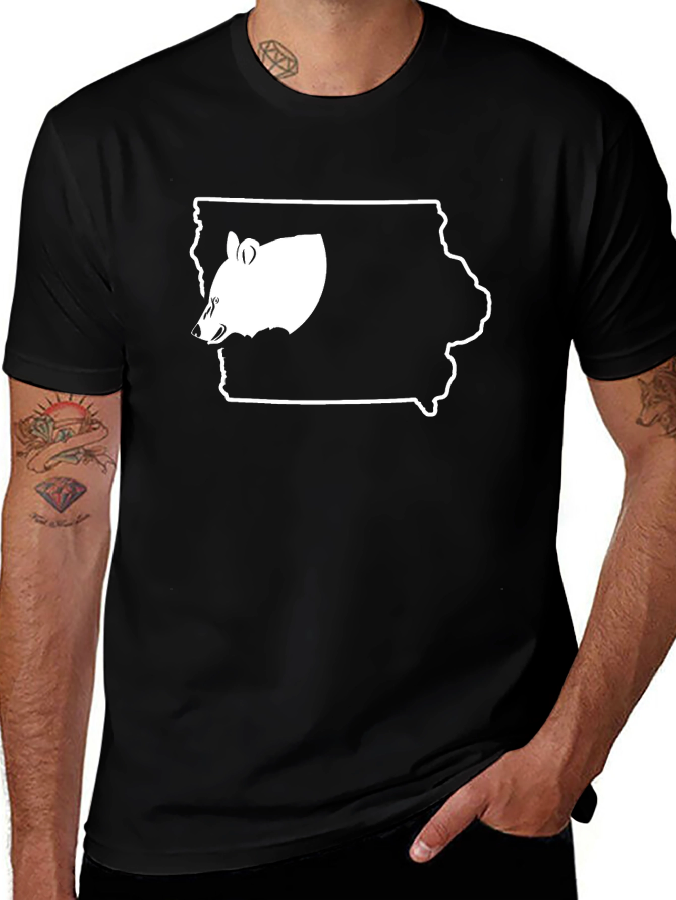 Iowa Hawkeyes T-Shirt - Black