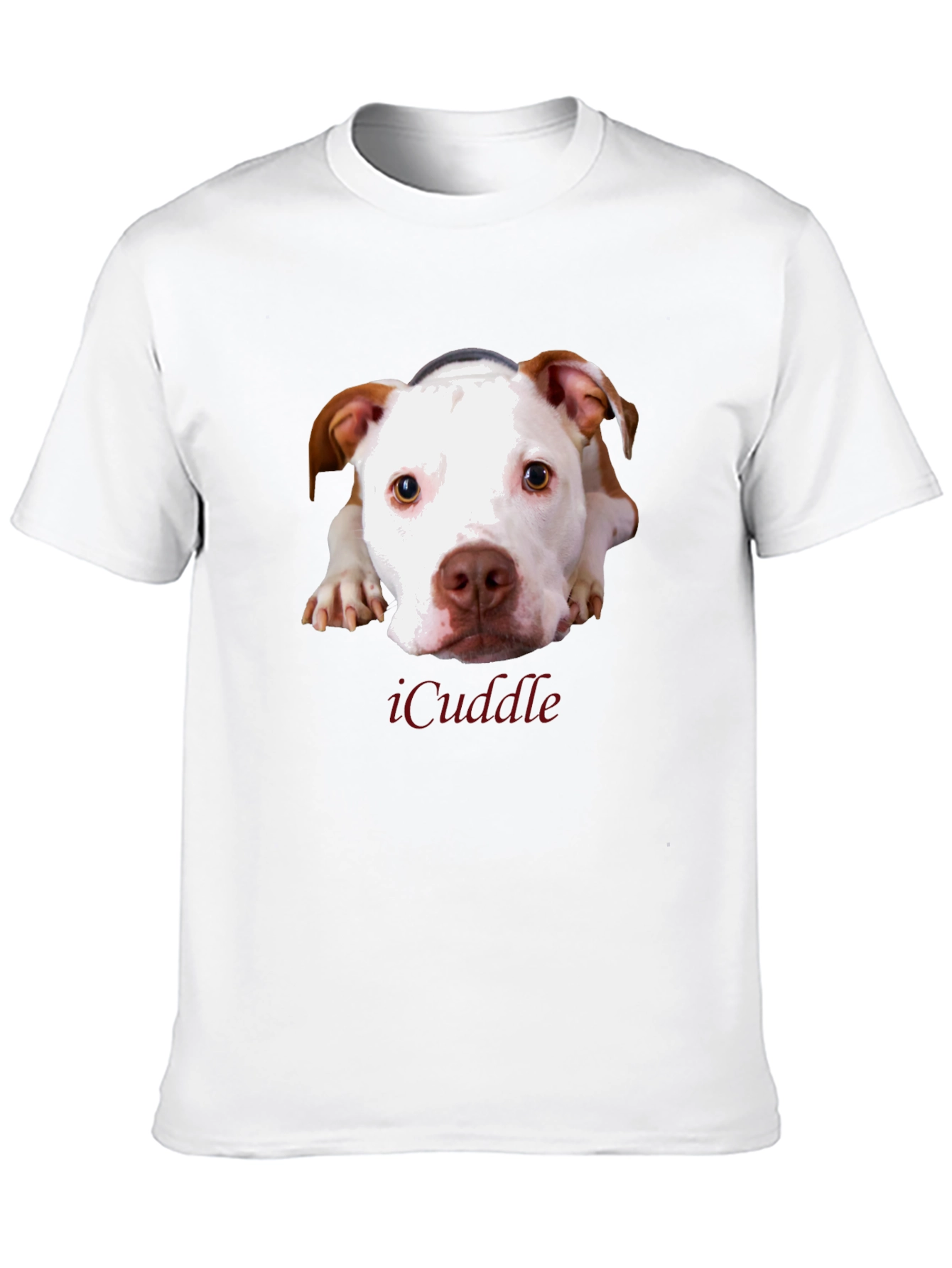 iCuddle Dog Graphic T-Shirt - Unisex Black Tee