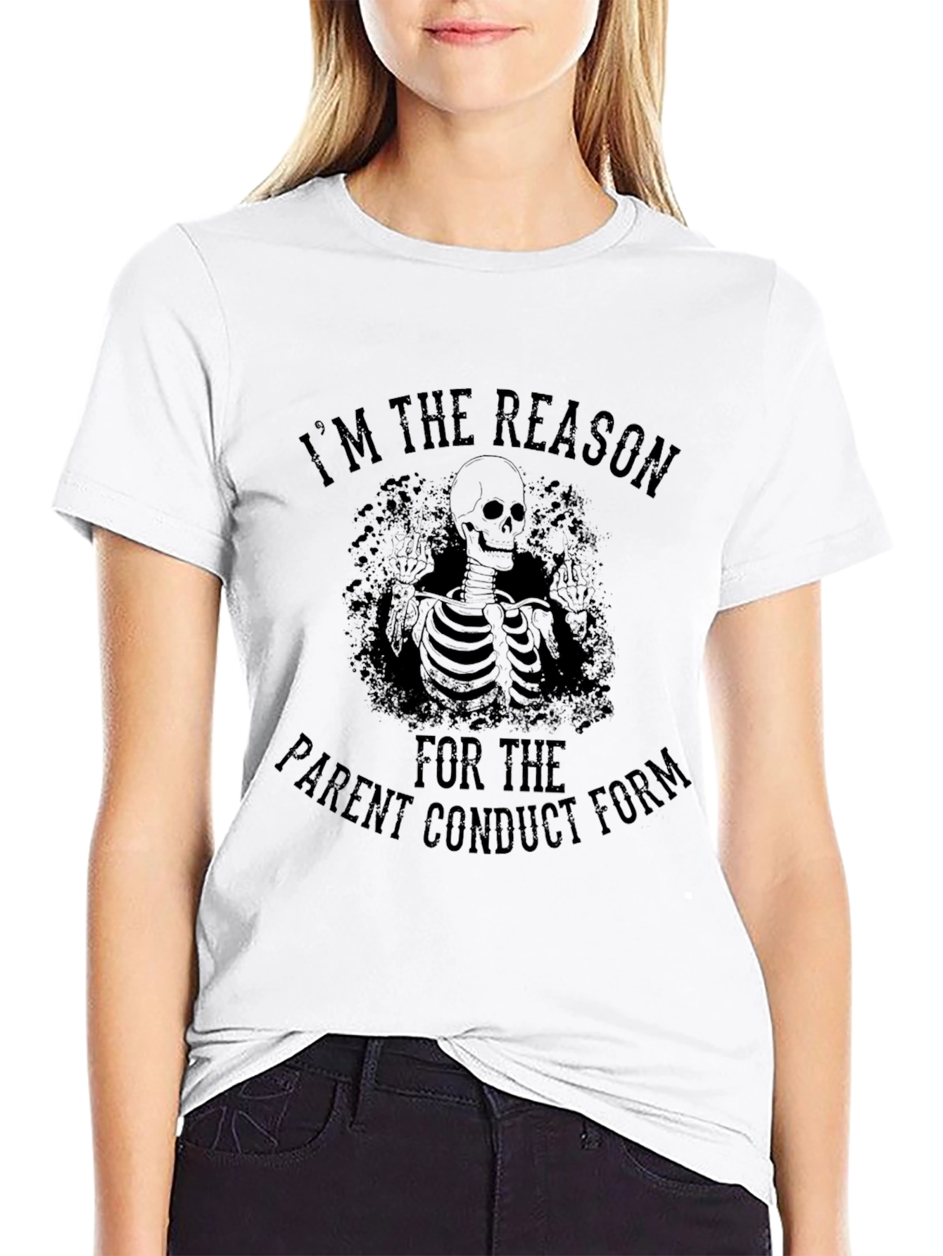 Im the Reason Skeleton Graphic Tee