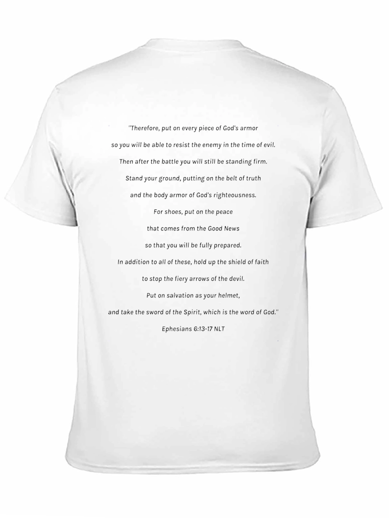 Armor of God T-Shirt - Ephesians 6:13-17
