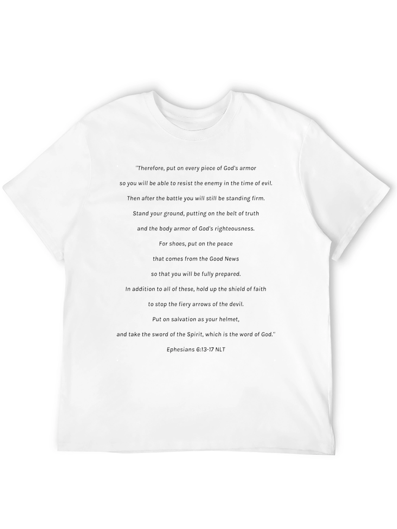 Armor of God T-Shirt - Ephesians 6:13-17