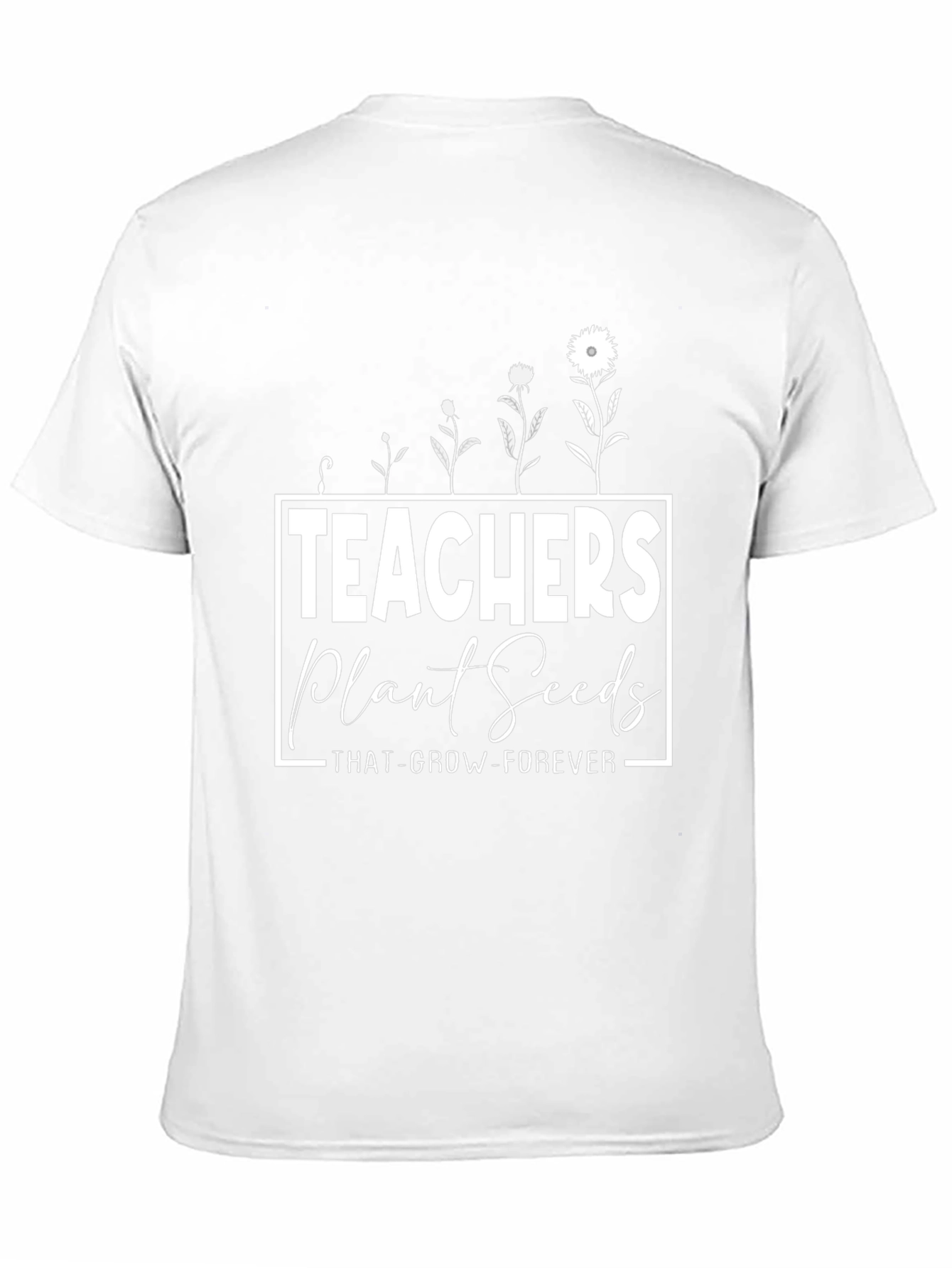 Teachers Plant Seeds Black Graphic Tee