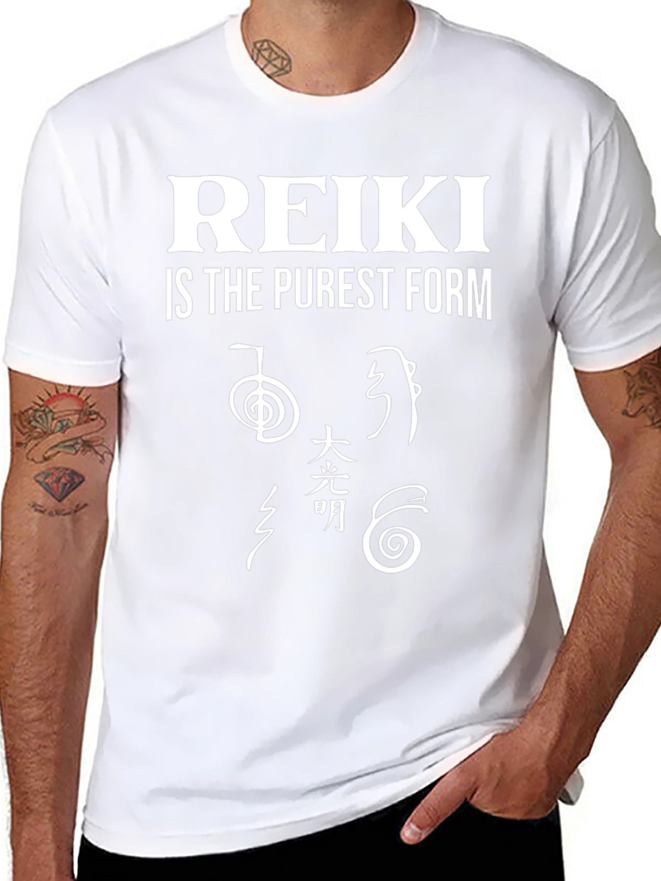 Reiki Is The Purest Form Black Graphic Tee