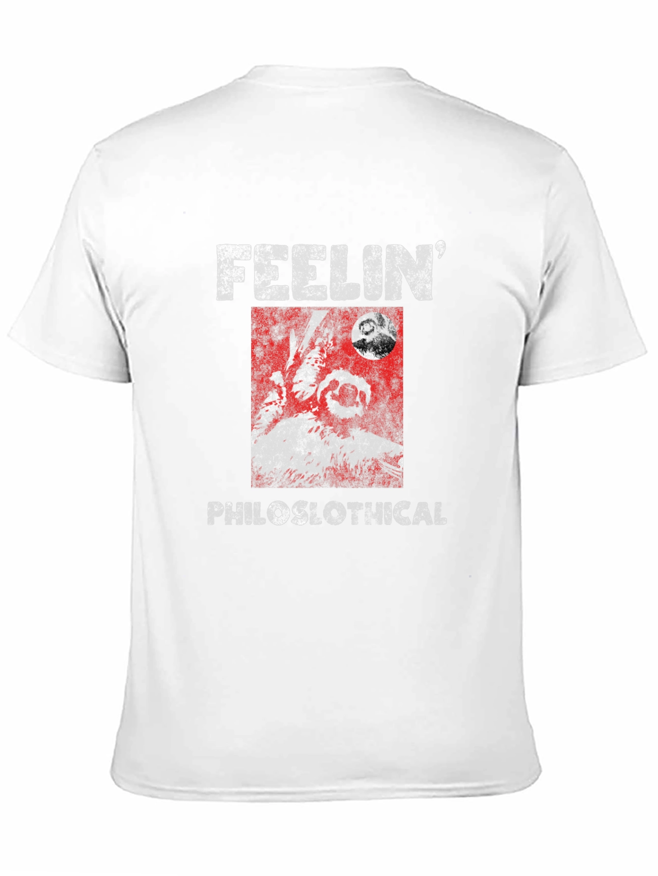 Feelin Philoslothical Funny Sloth Graphic T-Shirt