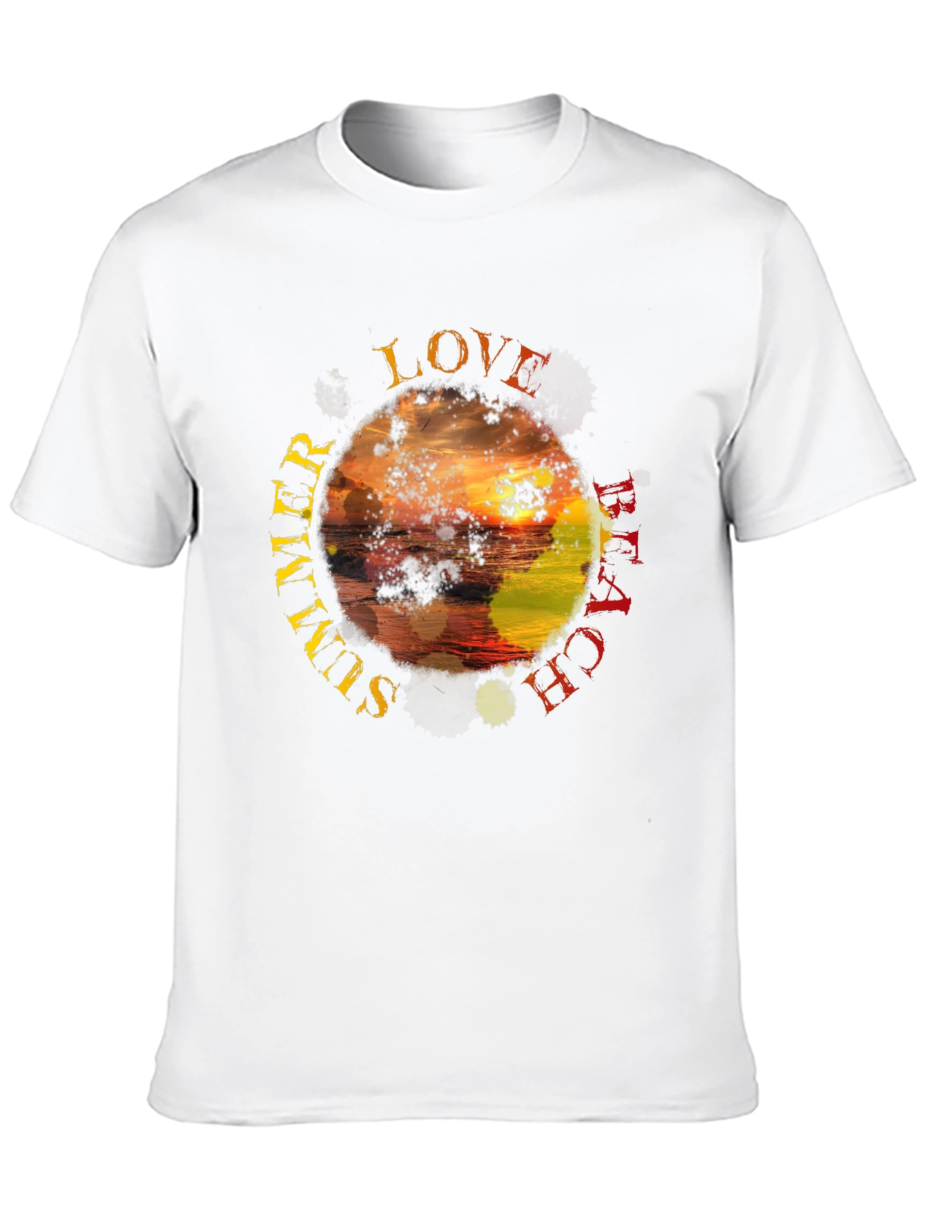 Summer Beach Love Graphic T-Shirt