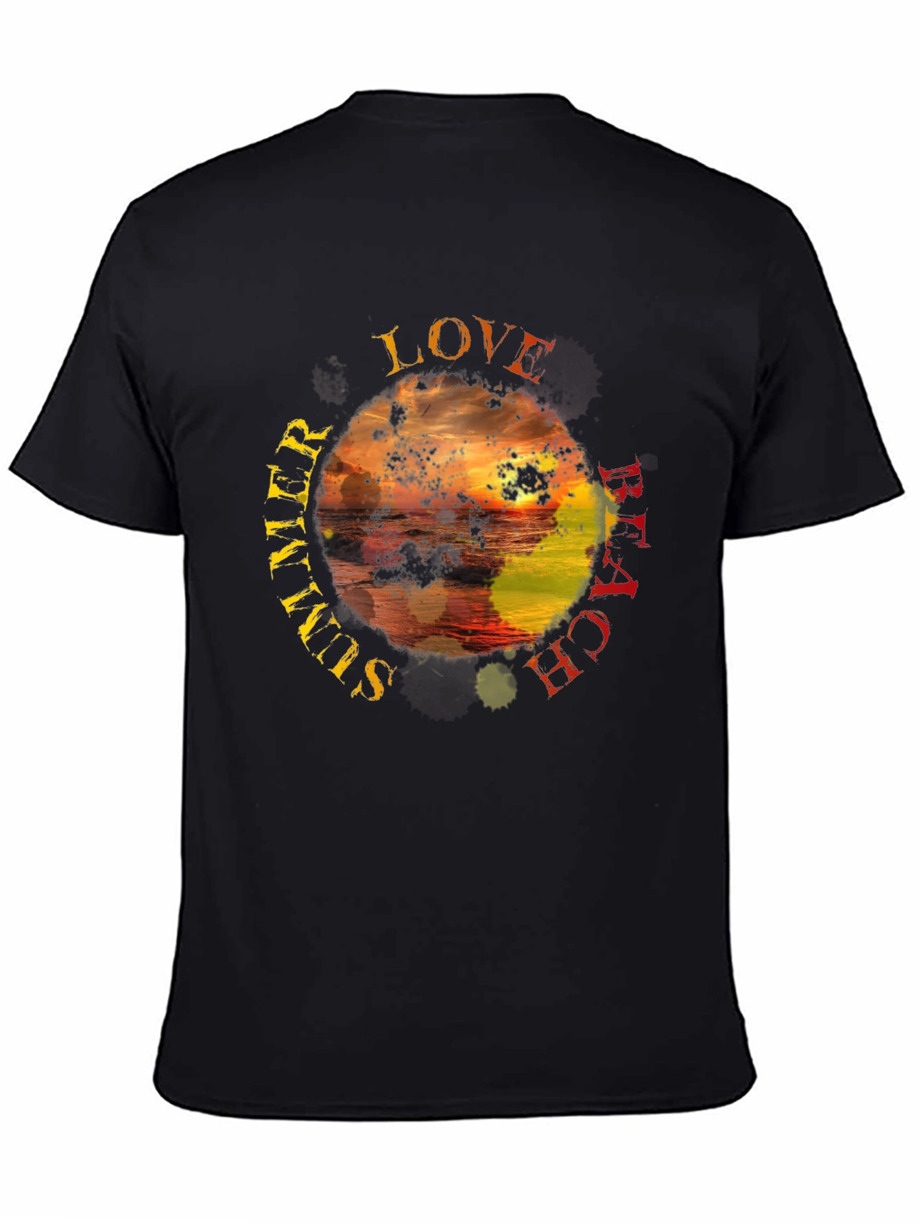 Summer Beach Love Graphic T-Shirt