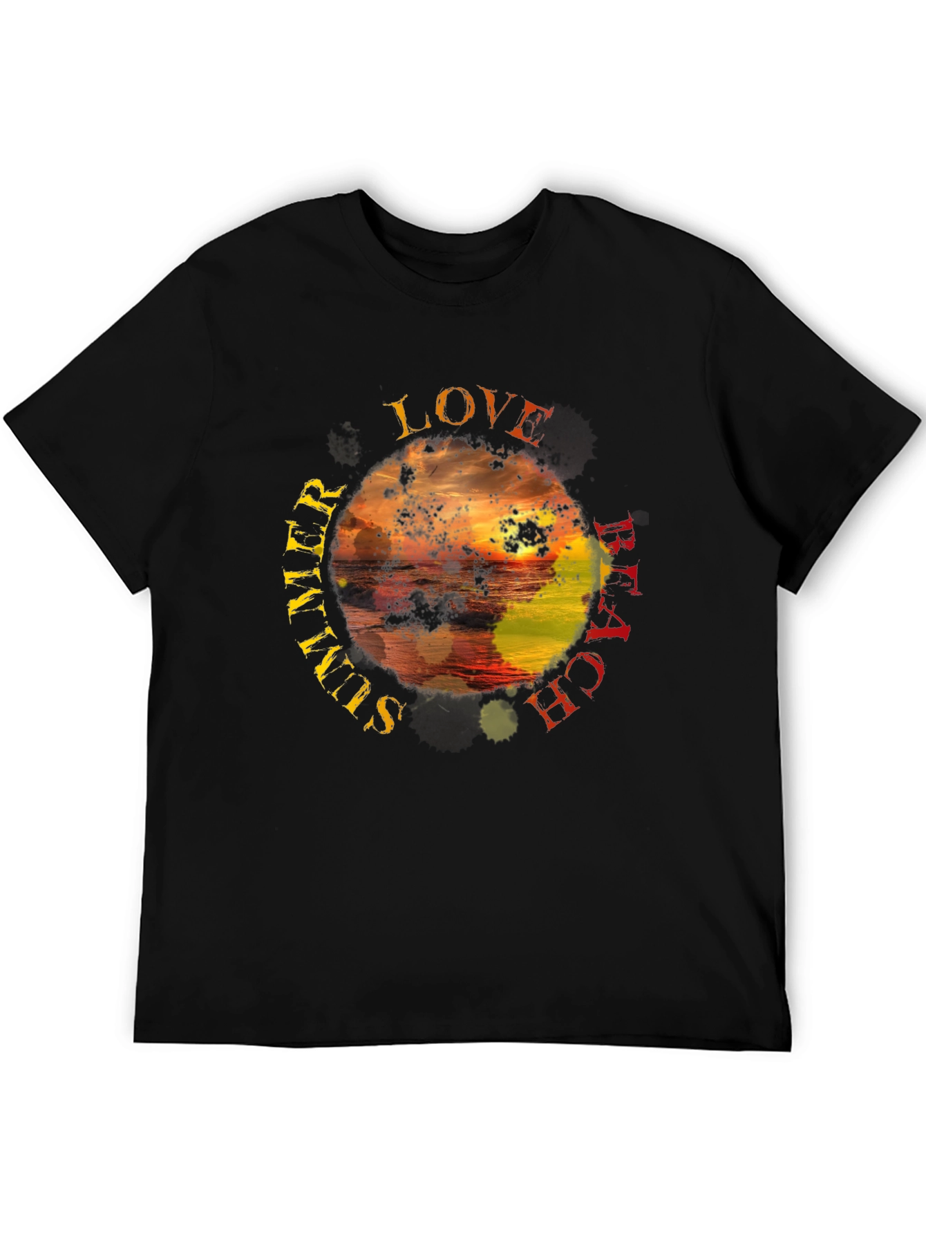Summer Beach Love Graphic T-Shirt