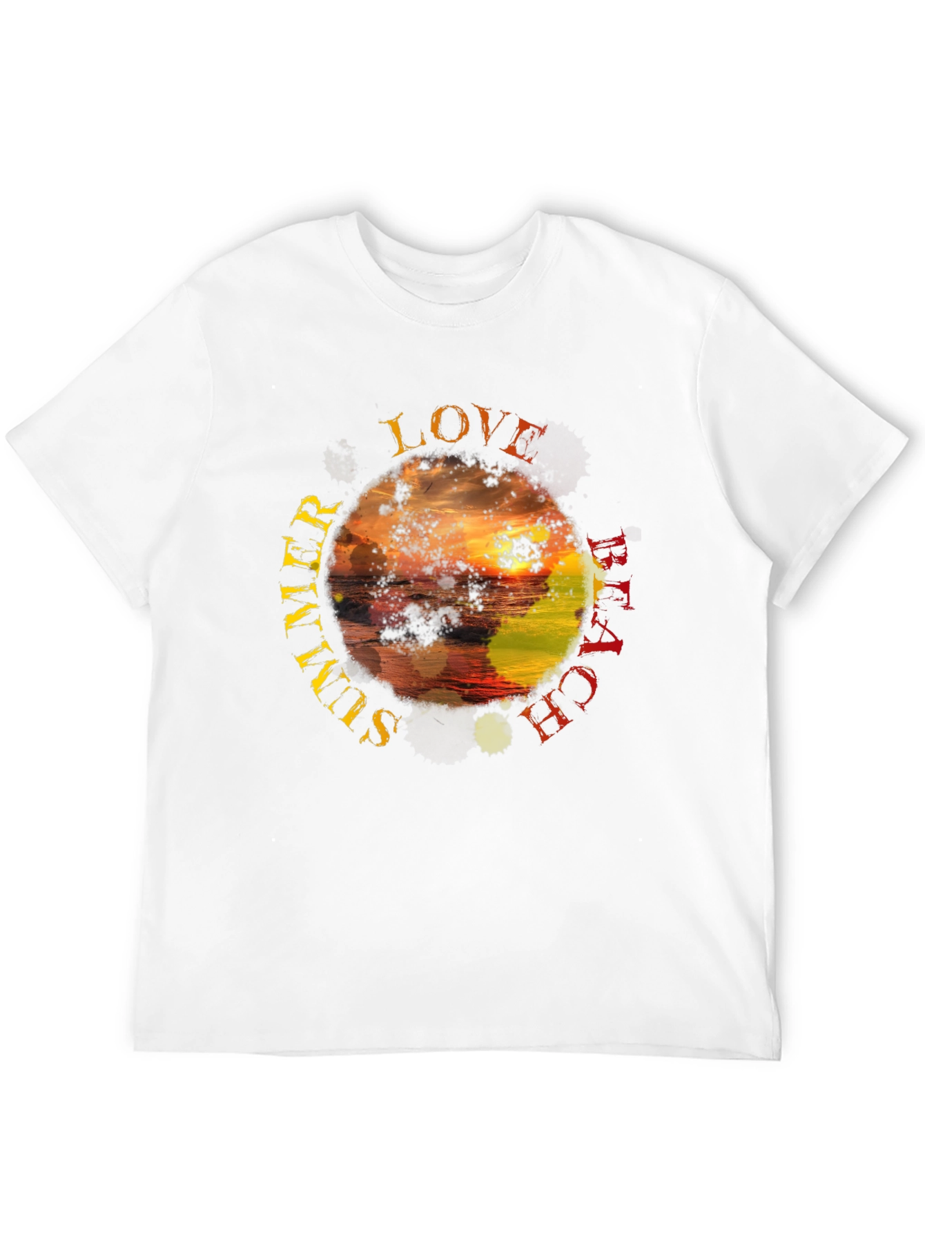 Summer Beach Love Graphic T-Shirt