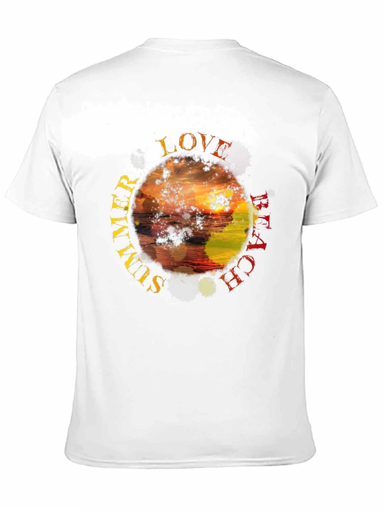 Summer Beach Love Graphic T-Shirt