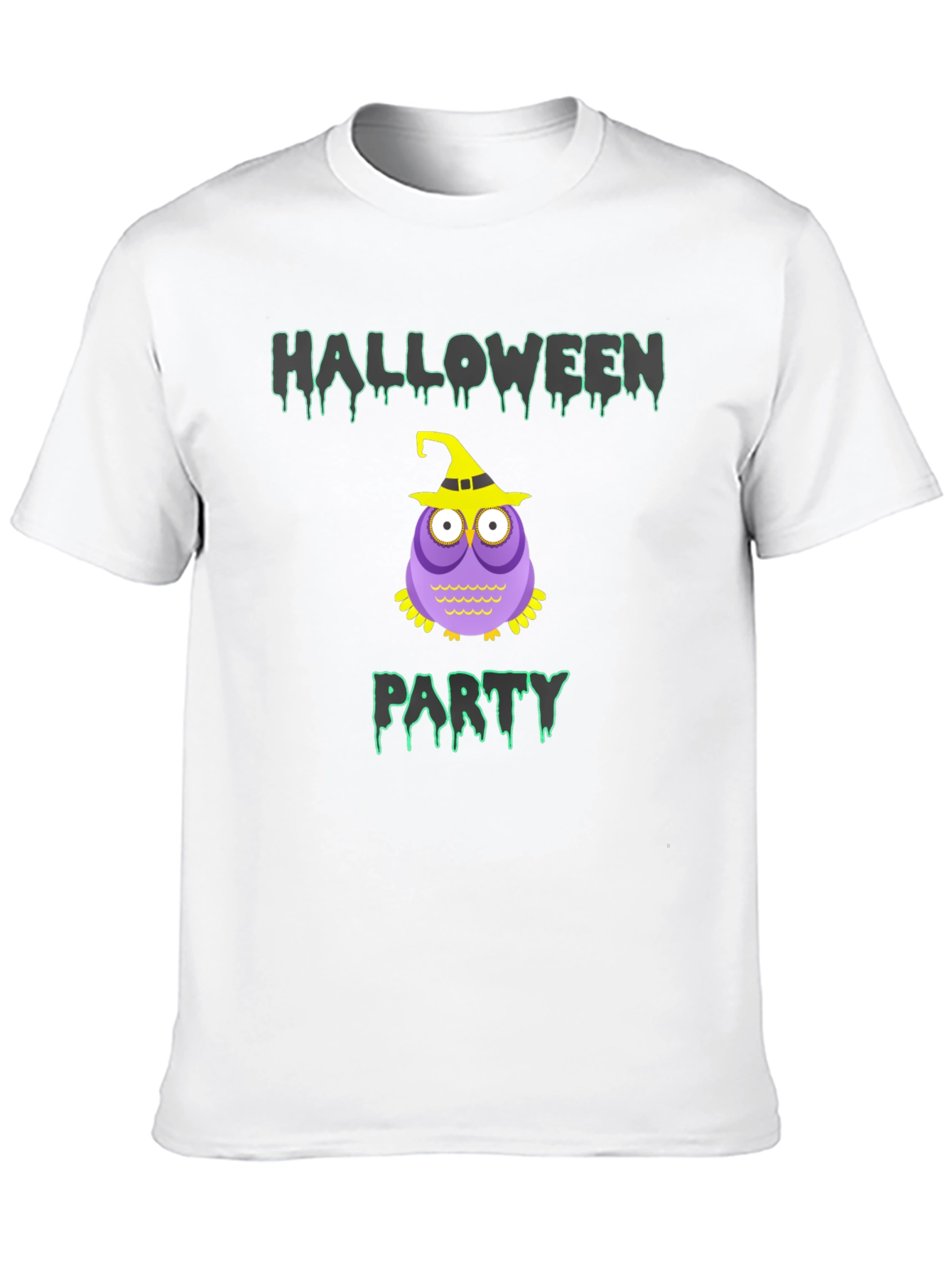 Halloween Party Owl Graphic T-Shirt