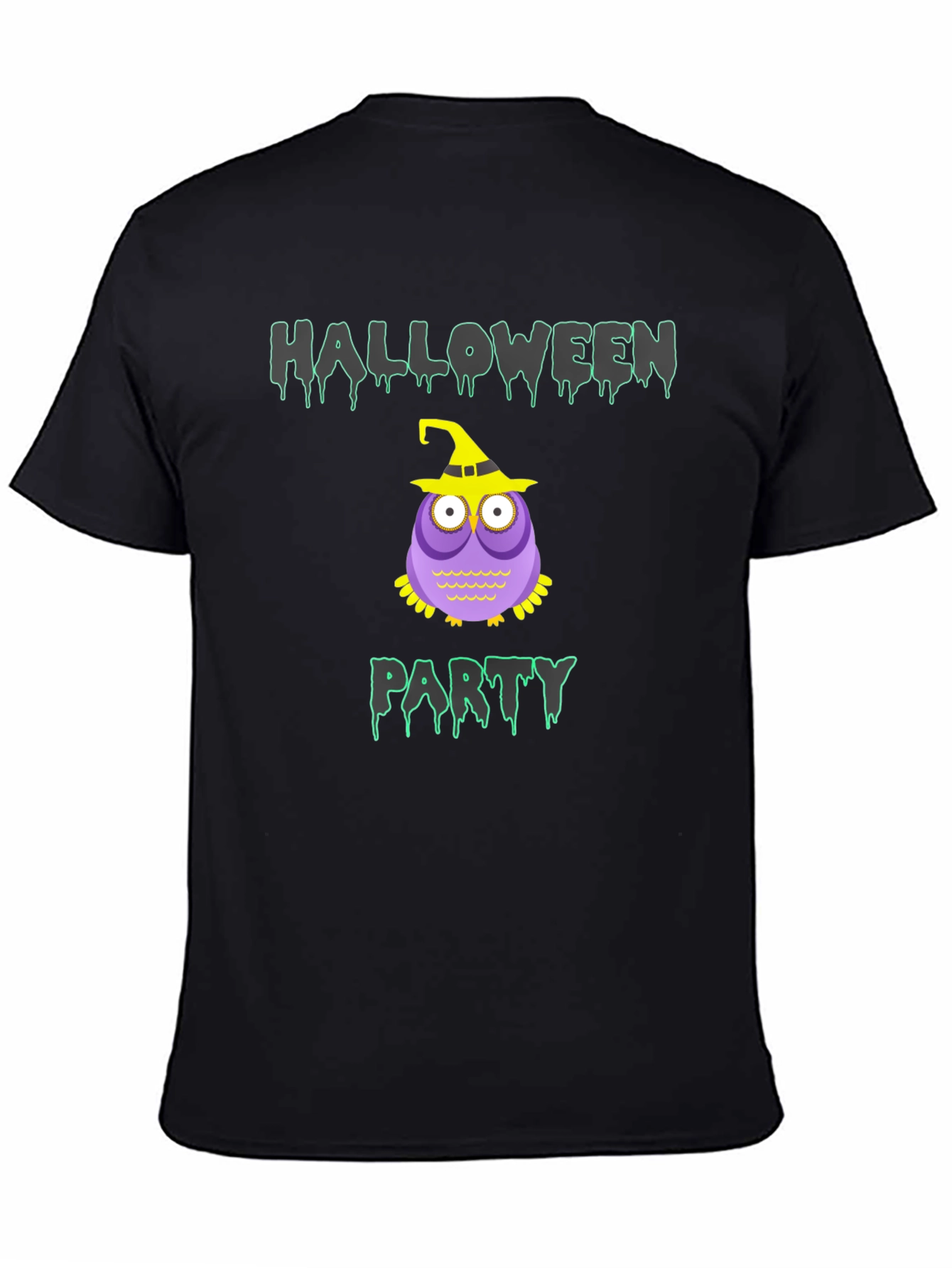 Halloween Party Owl Graphic T-Shirt