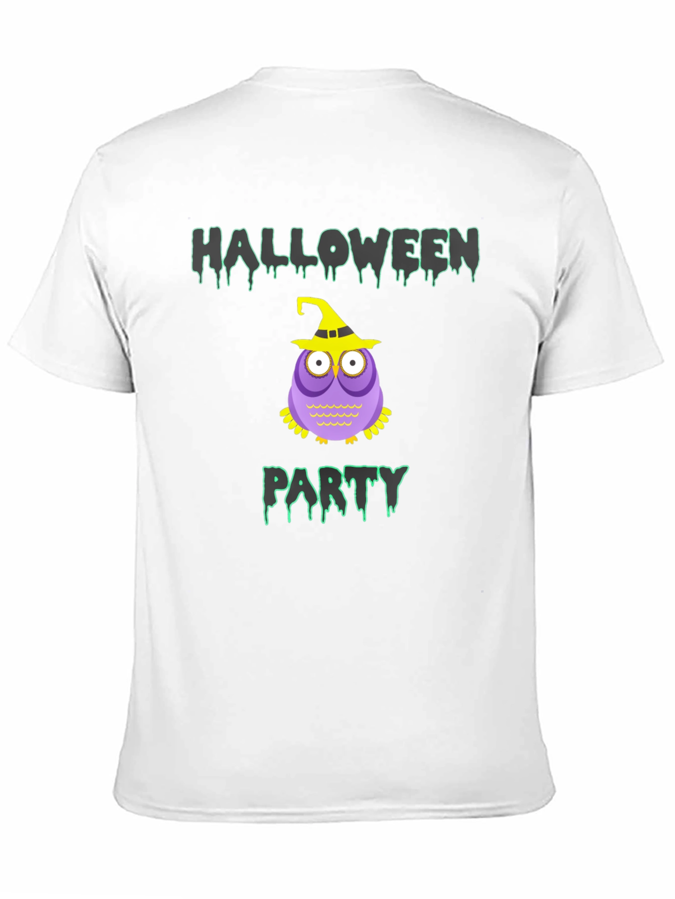 Halloween Party Owl Graphic T-Shirt