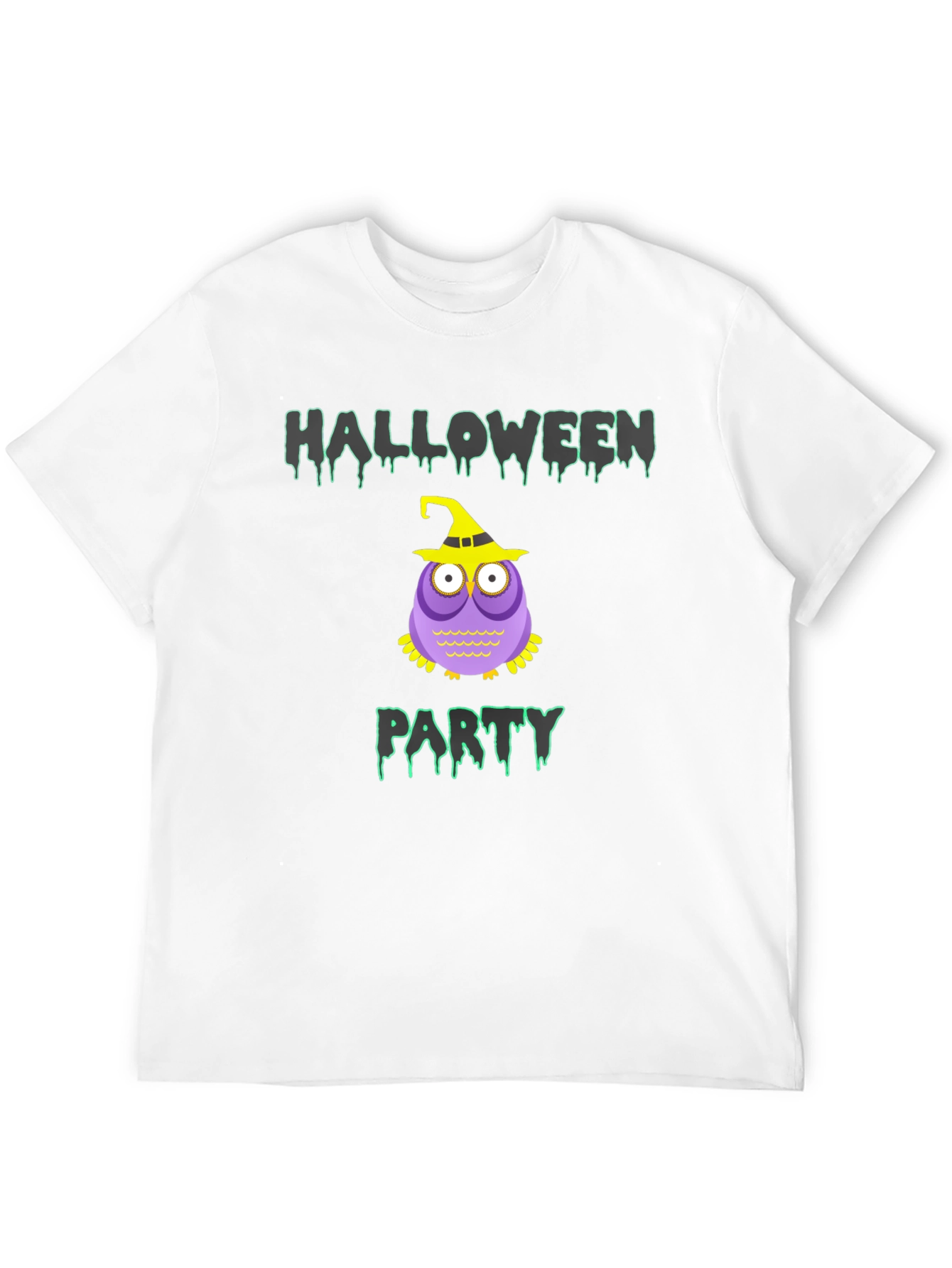 Halloween Party Owl Graphic T-Shirt