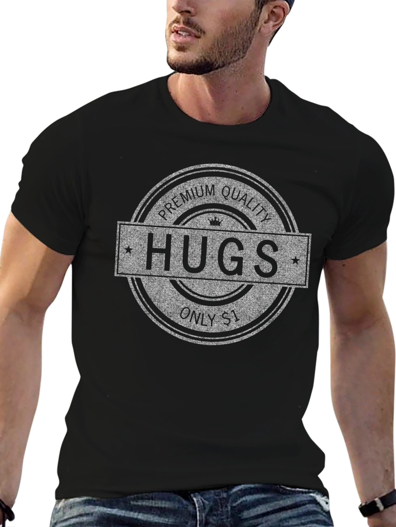 Premium Quality Hugs T-Shirt - $1
