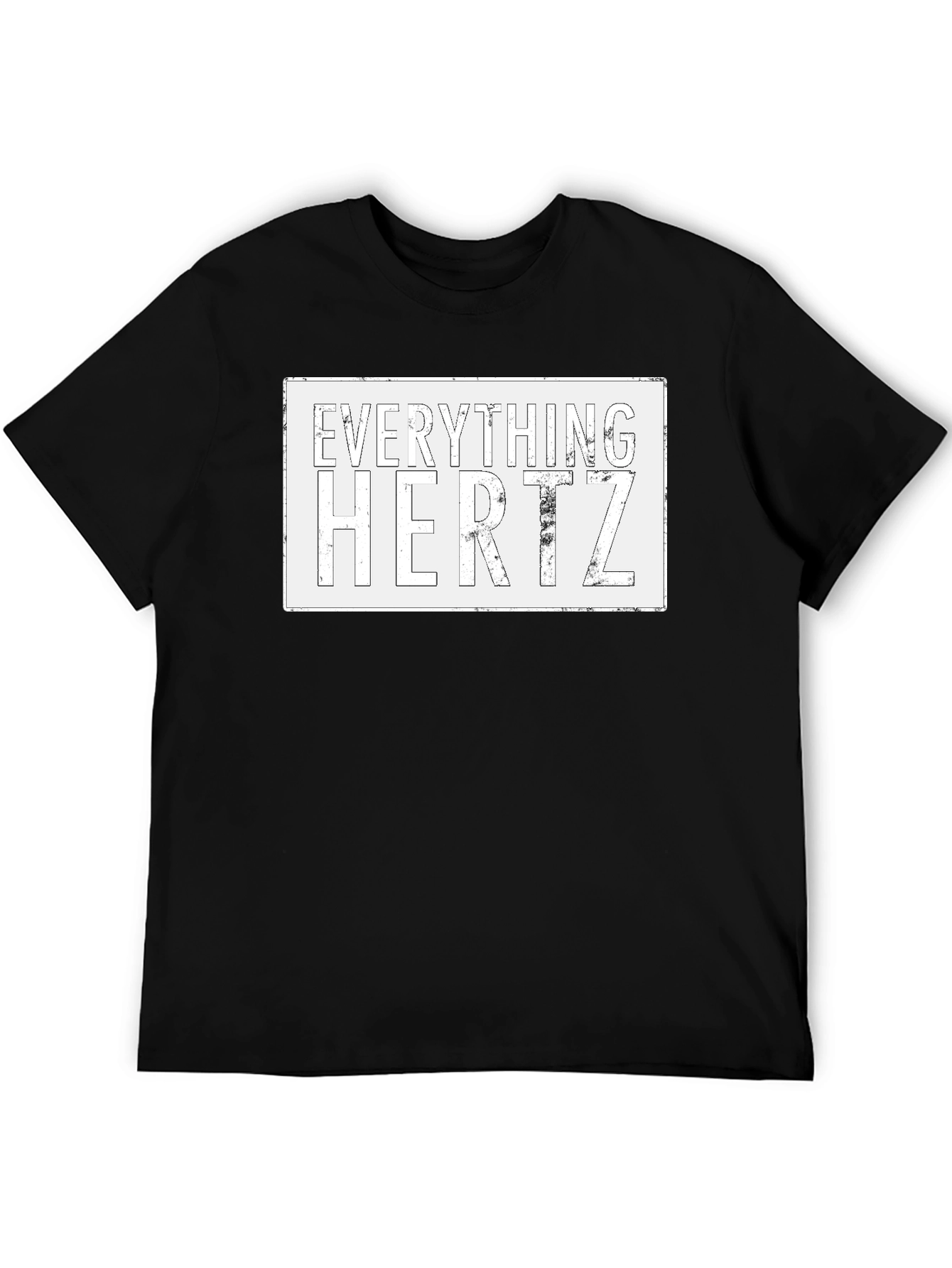 Everything Hertz Black Graphic Tee