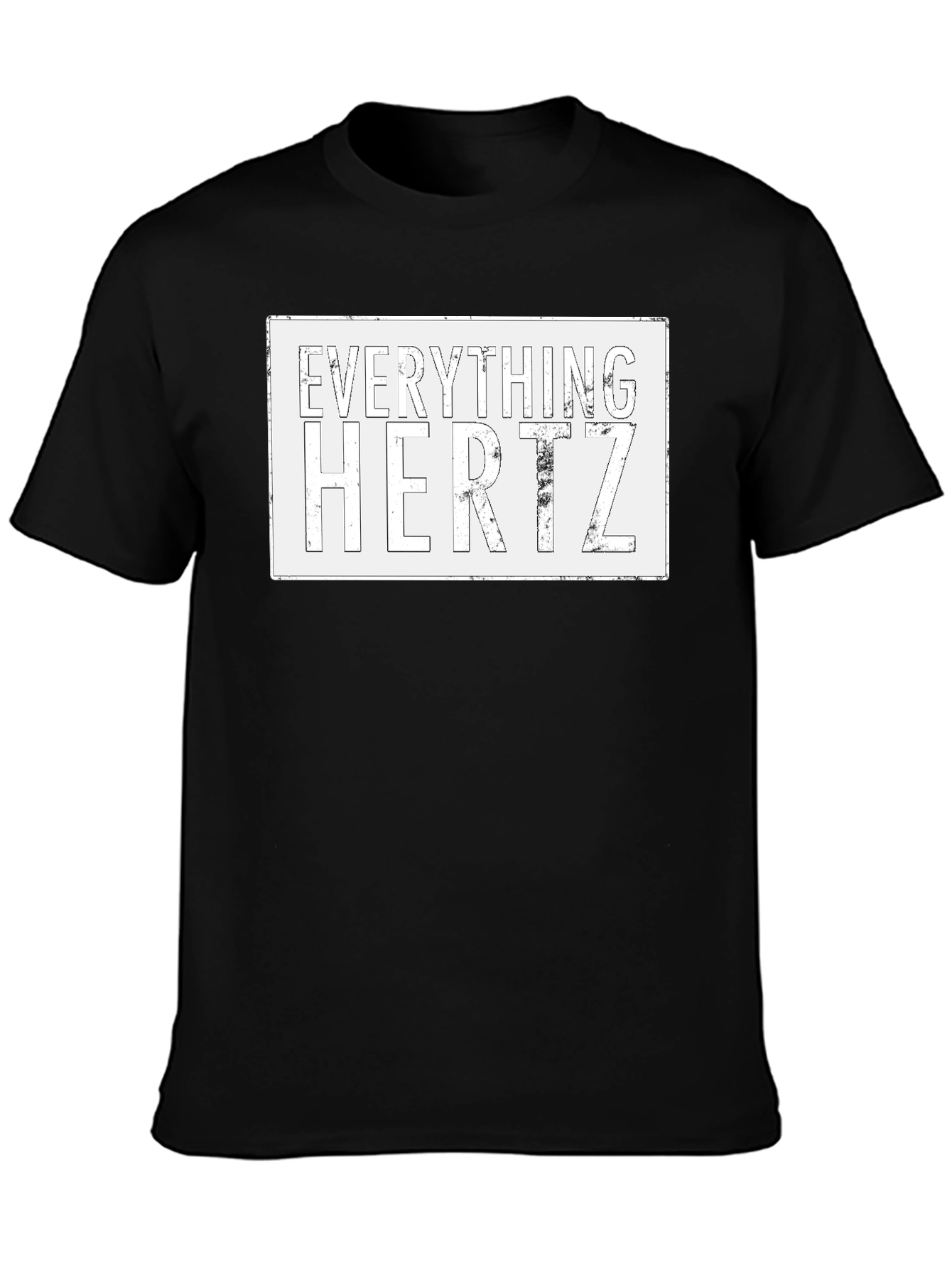 Everything Hertz Black Graphic Tee