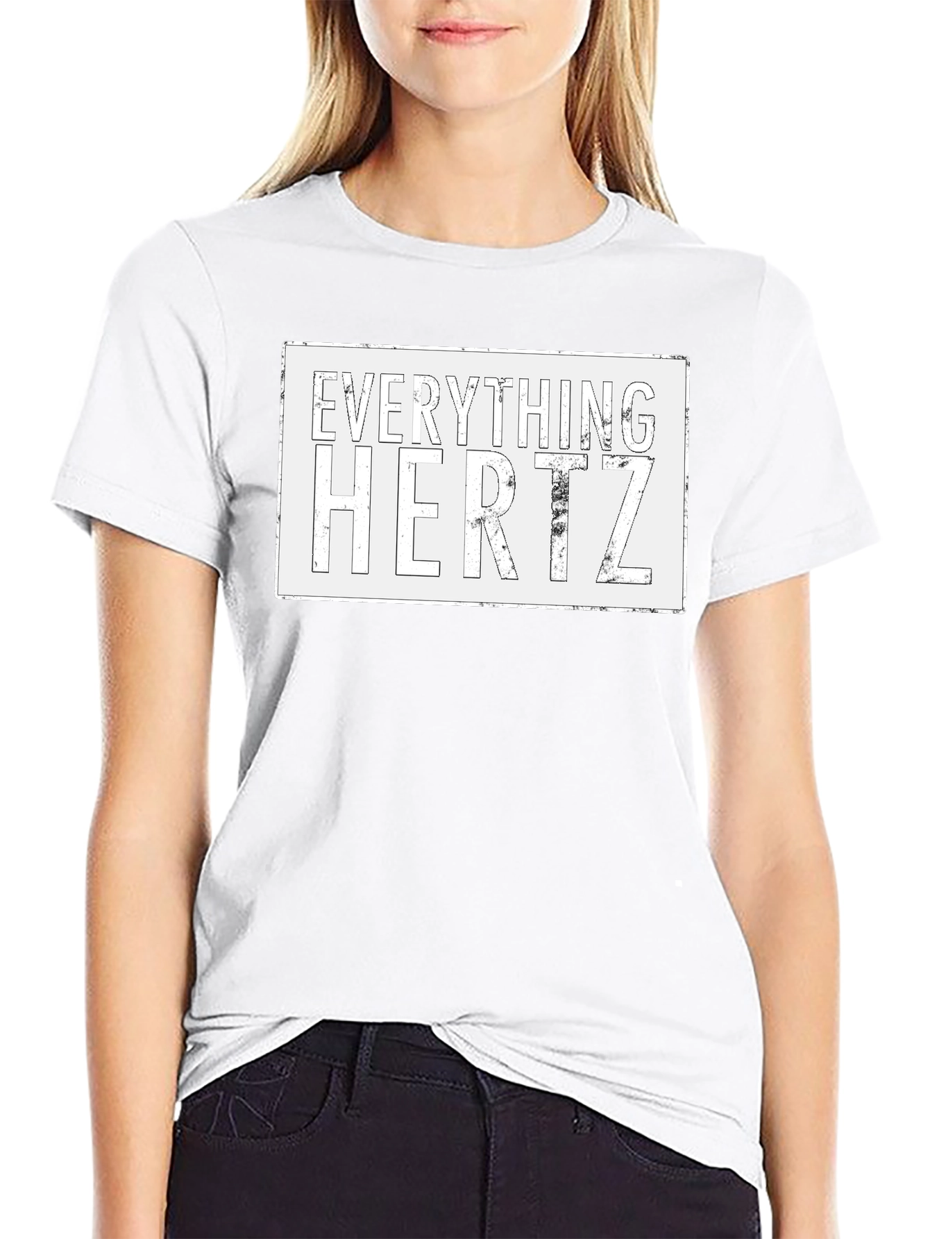 Everything Hertz Black Graphic Tee