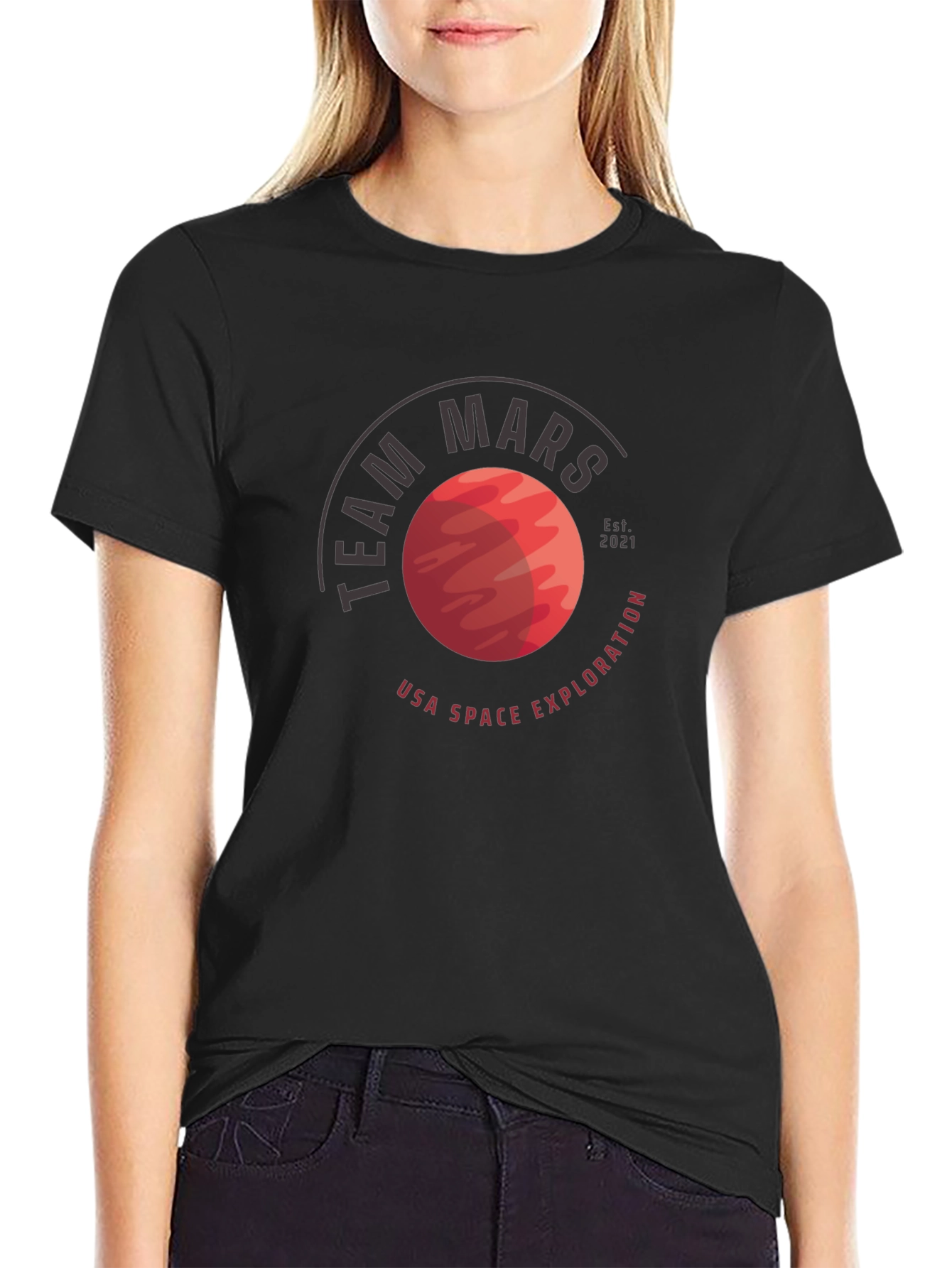 Team Mars Graphic Tee - USA Space Exploration
