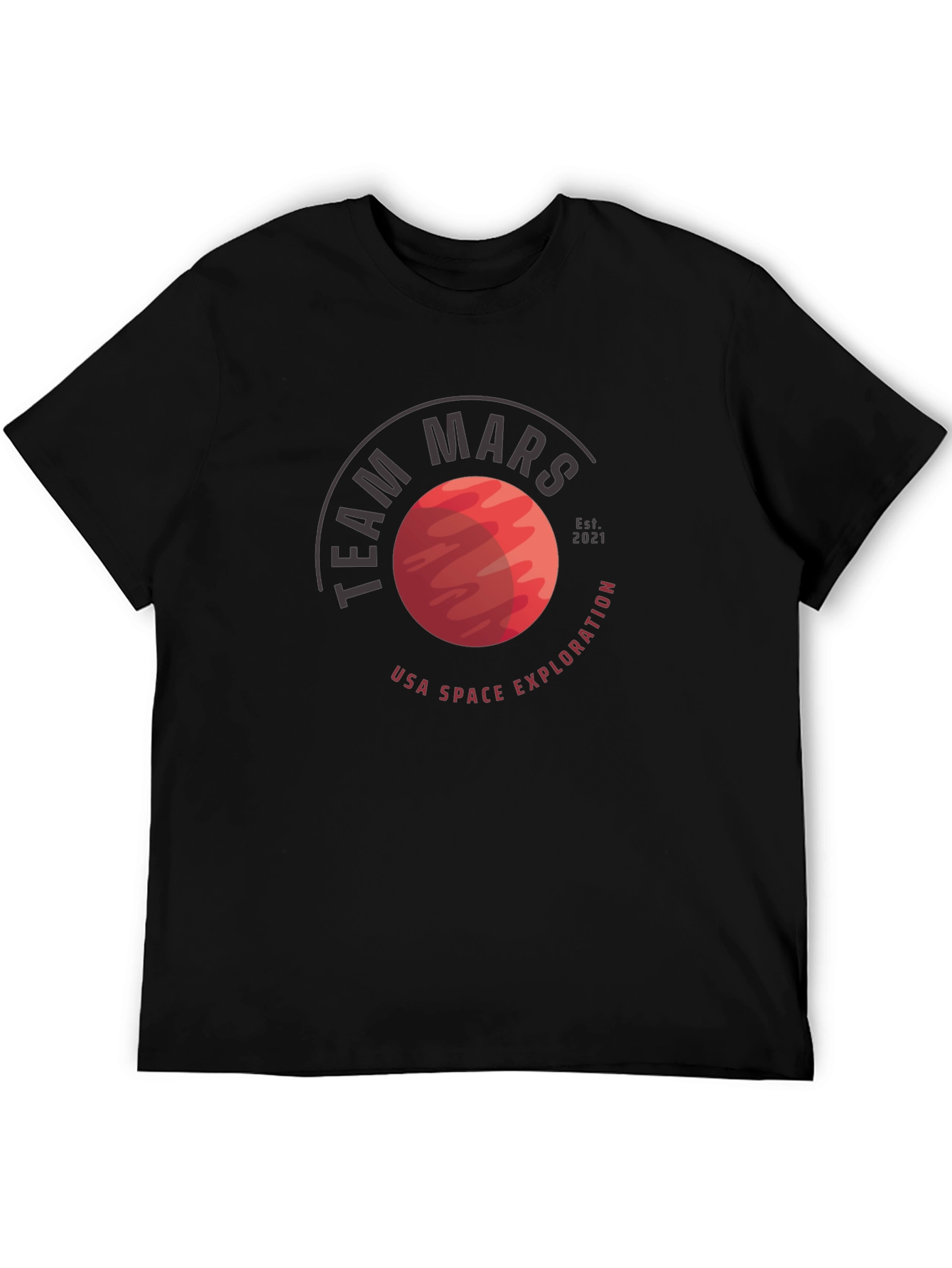 Team Mars Graphic Tee - USA Space Exploration