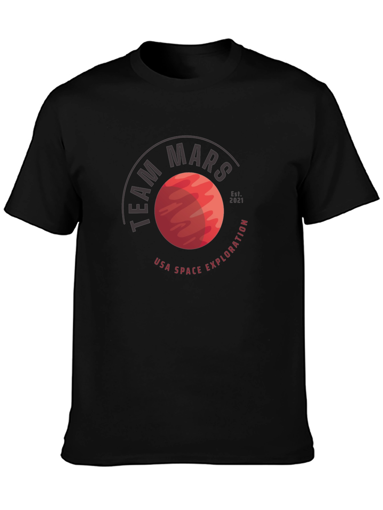 Team Mars Graphic Tee - USA Space Exploration