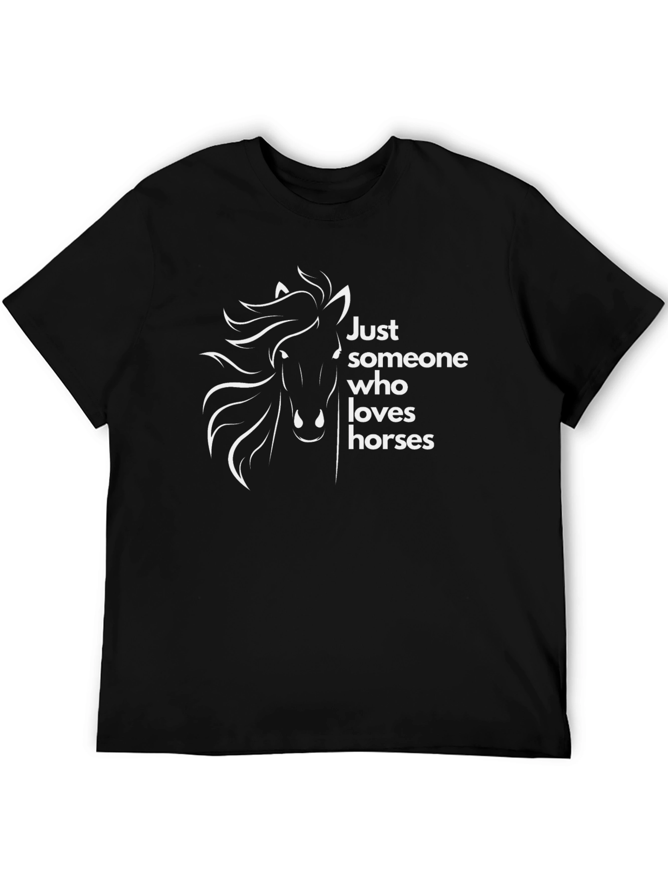 Horse Lover Graphic Tee - Unisex Black Shirt