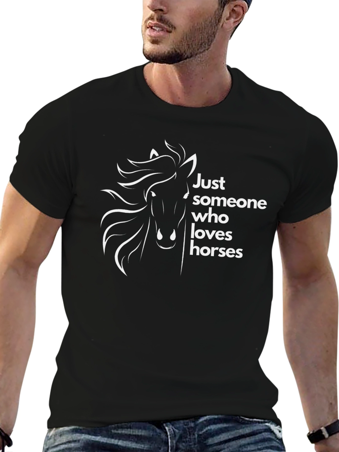 Horse Lover Graphic Tee - Unisex Black Shirt