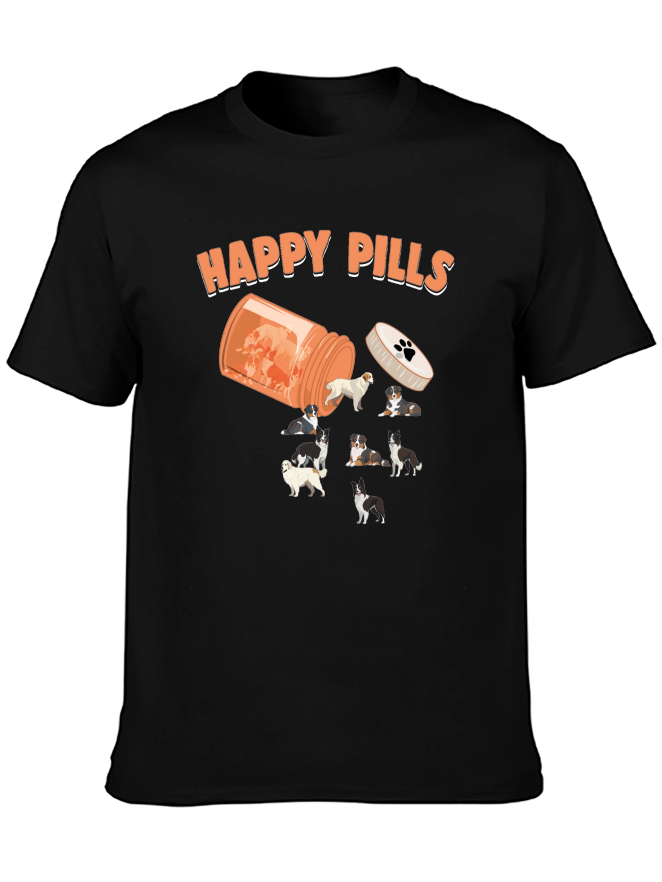 Happy Pills Dogs T-Shirt