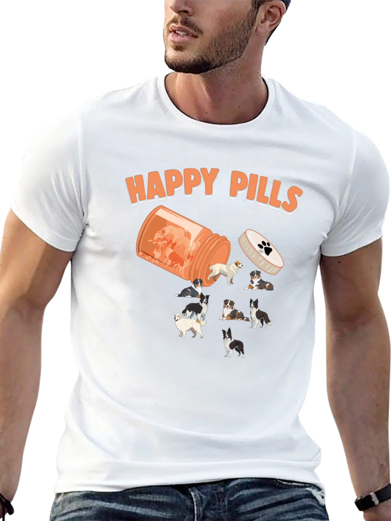 Happy Pills Dogs T-Shirt