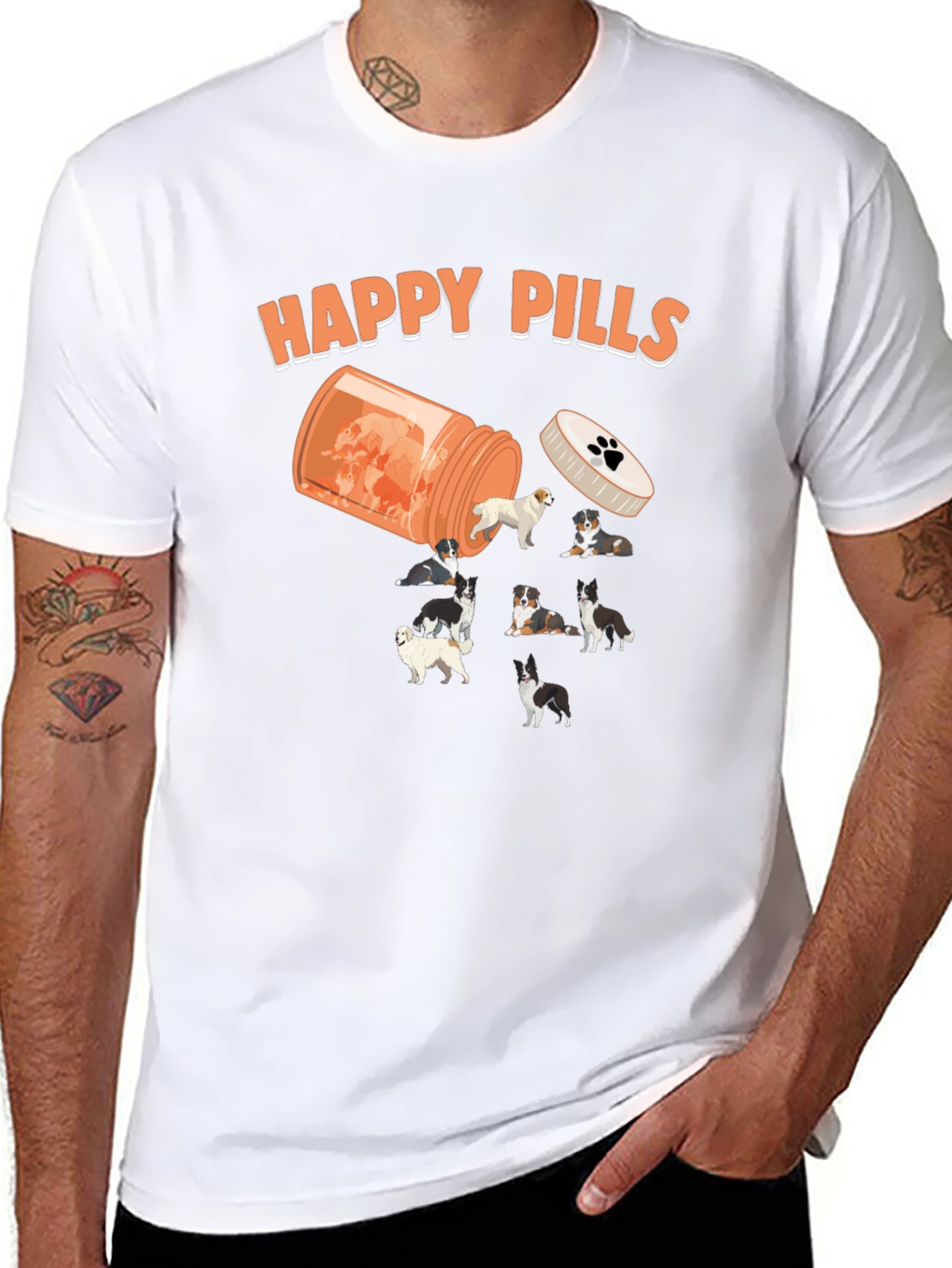 Happy Pills Dogs T-Shirt
