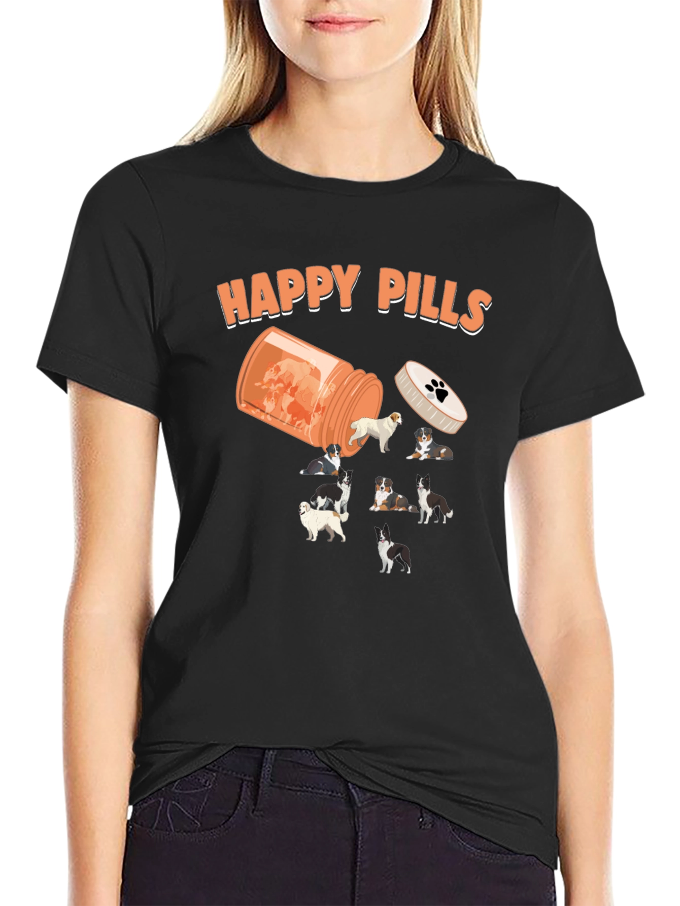 Happy Pills Dogs T-Shirt