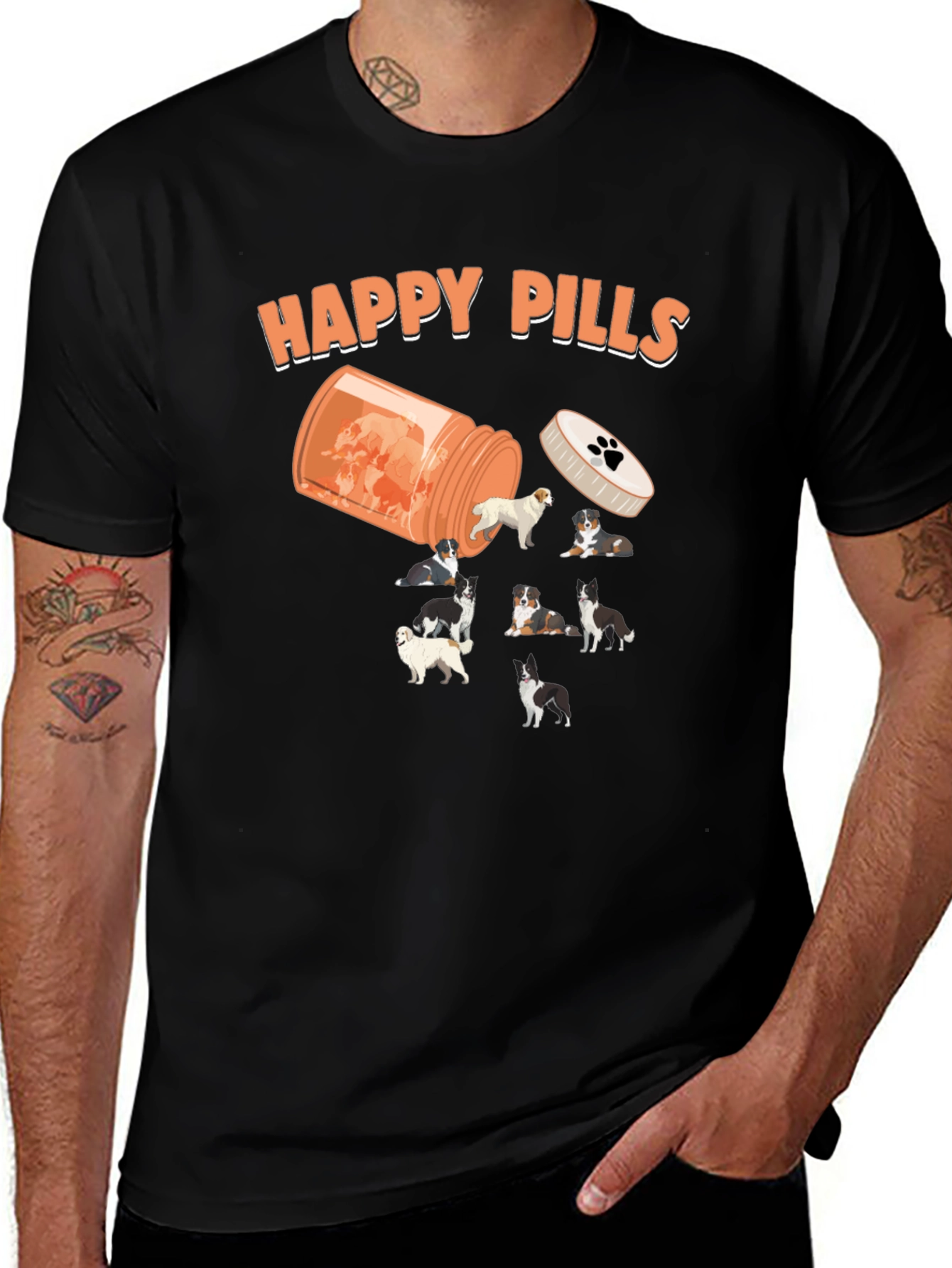Happy Pills Dogs T-Shirt