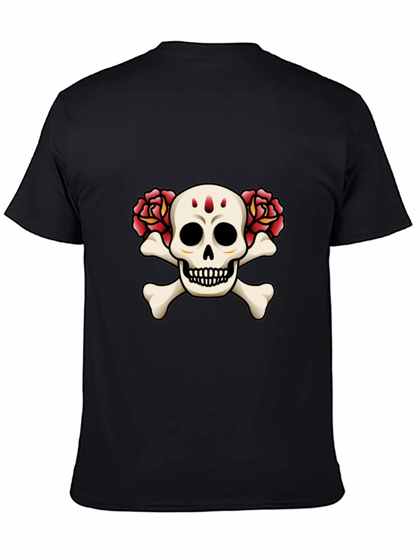 Skull and Roses Graphic Tee