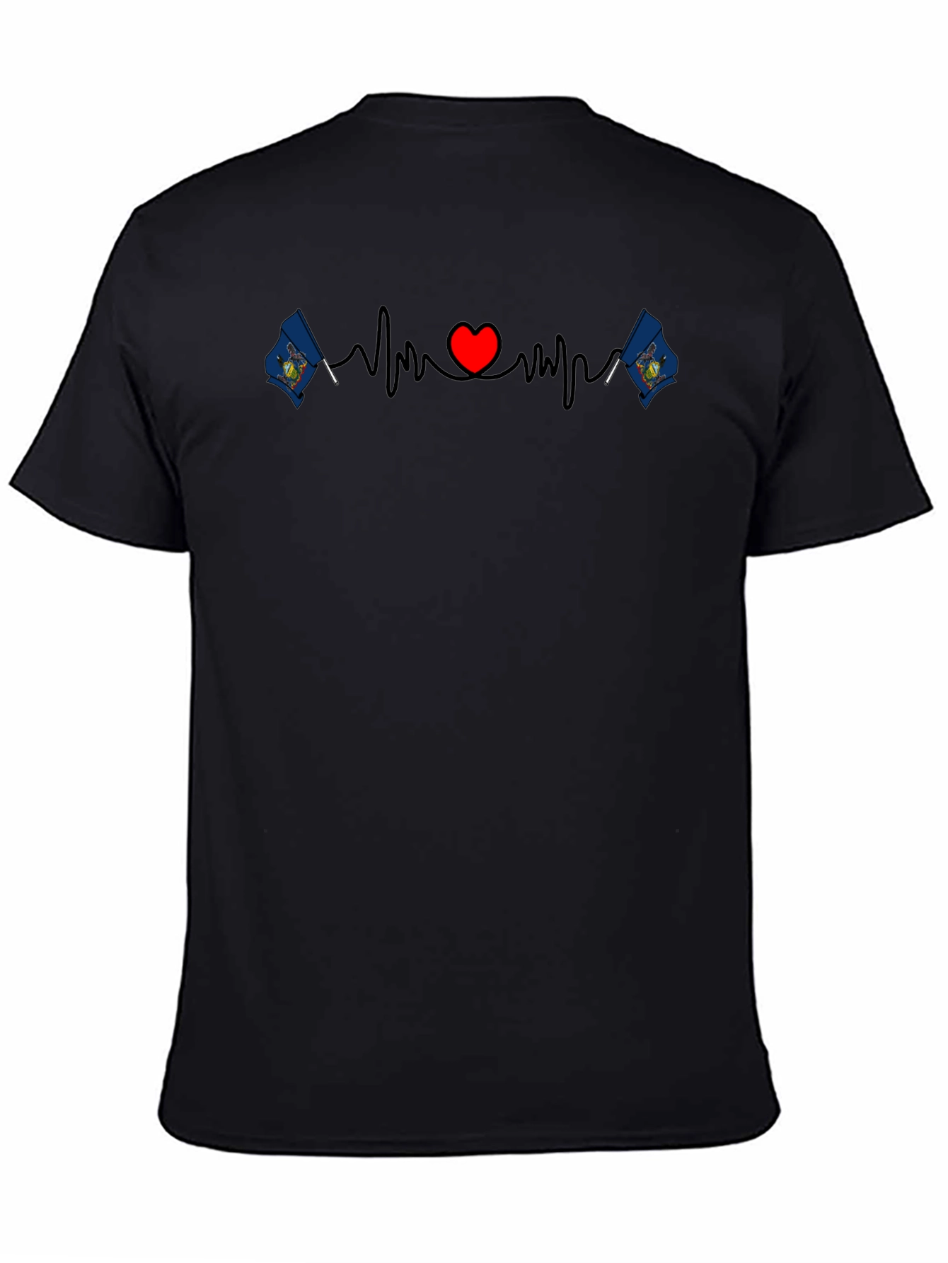Michigan Love T-Shirt - State Pride Heartbeat Tee